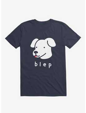 Blep Dog Navy Blue T-Shirt, , hi-res