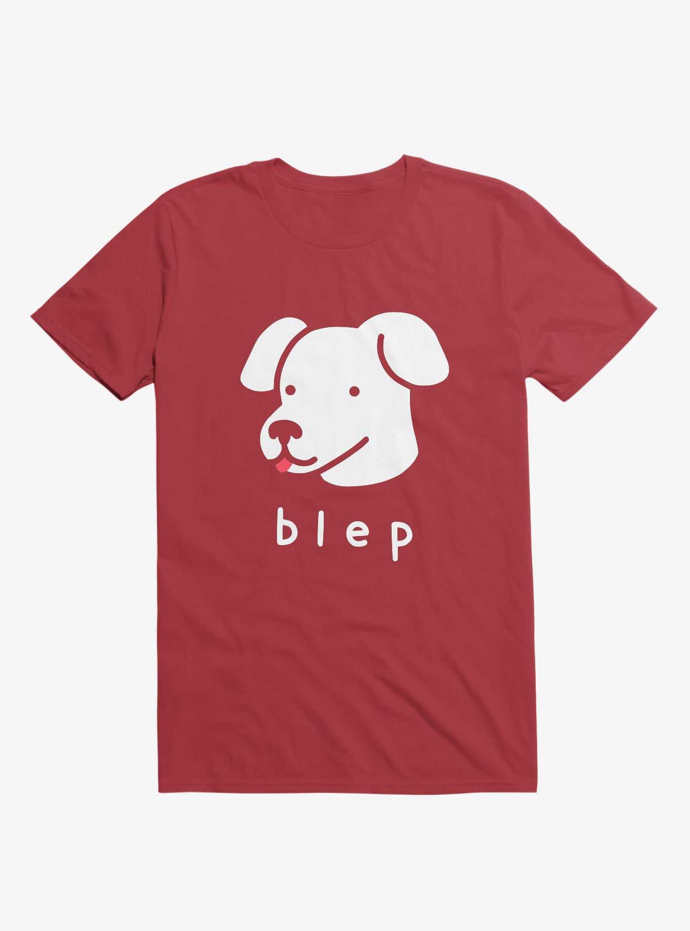 Blep Dog Red T-Shirt, , hi-res