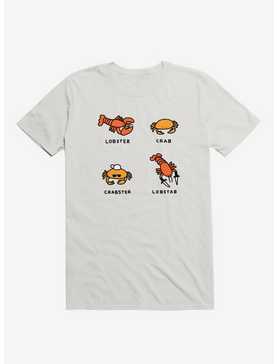 Lobster + Crab White T-Shirt, , hi-res
