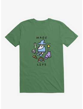 Mage Life Wizard Kelly Green T-Shirt, , hi-res