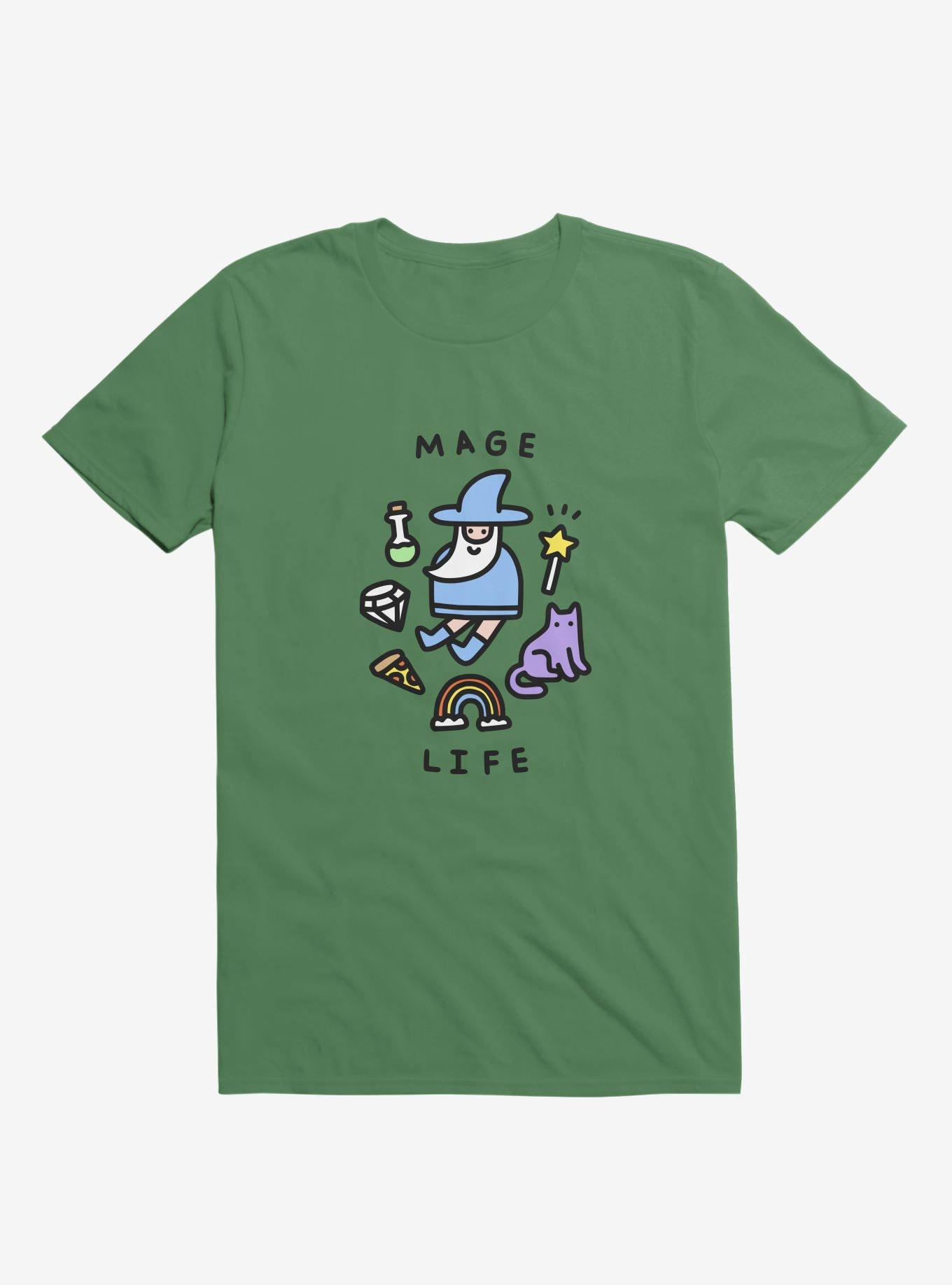 Mage Life Wizard Kelly Green T-Shirt, KELLY GREEN, hi-res