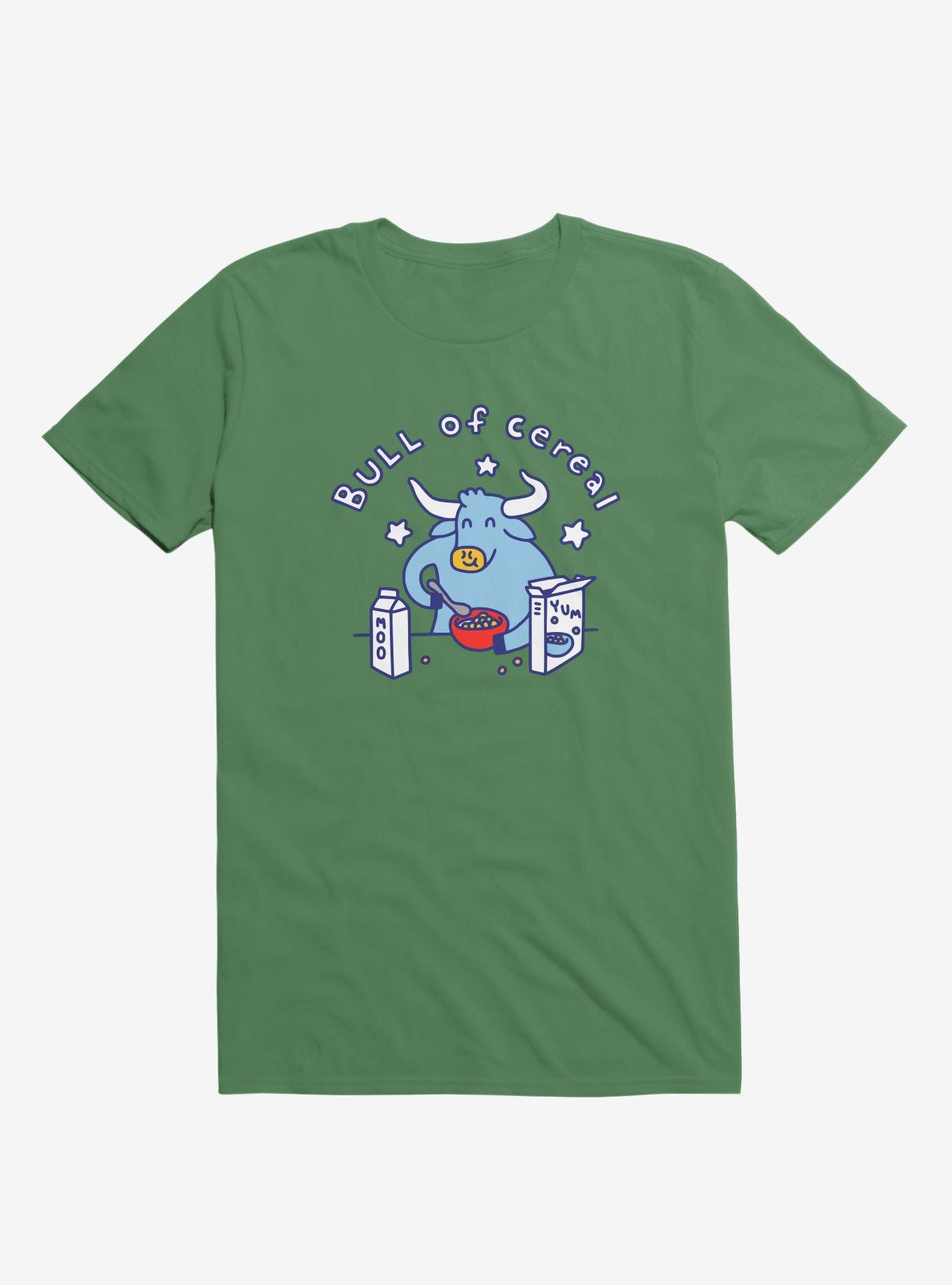 Bull Of Cereal Kelly Green T-Shirt, KELLY GREEN, hi-res