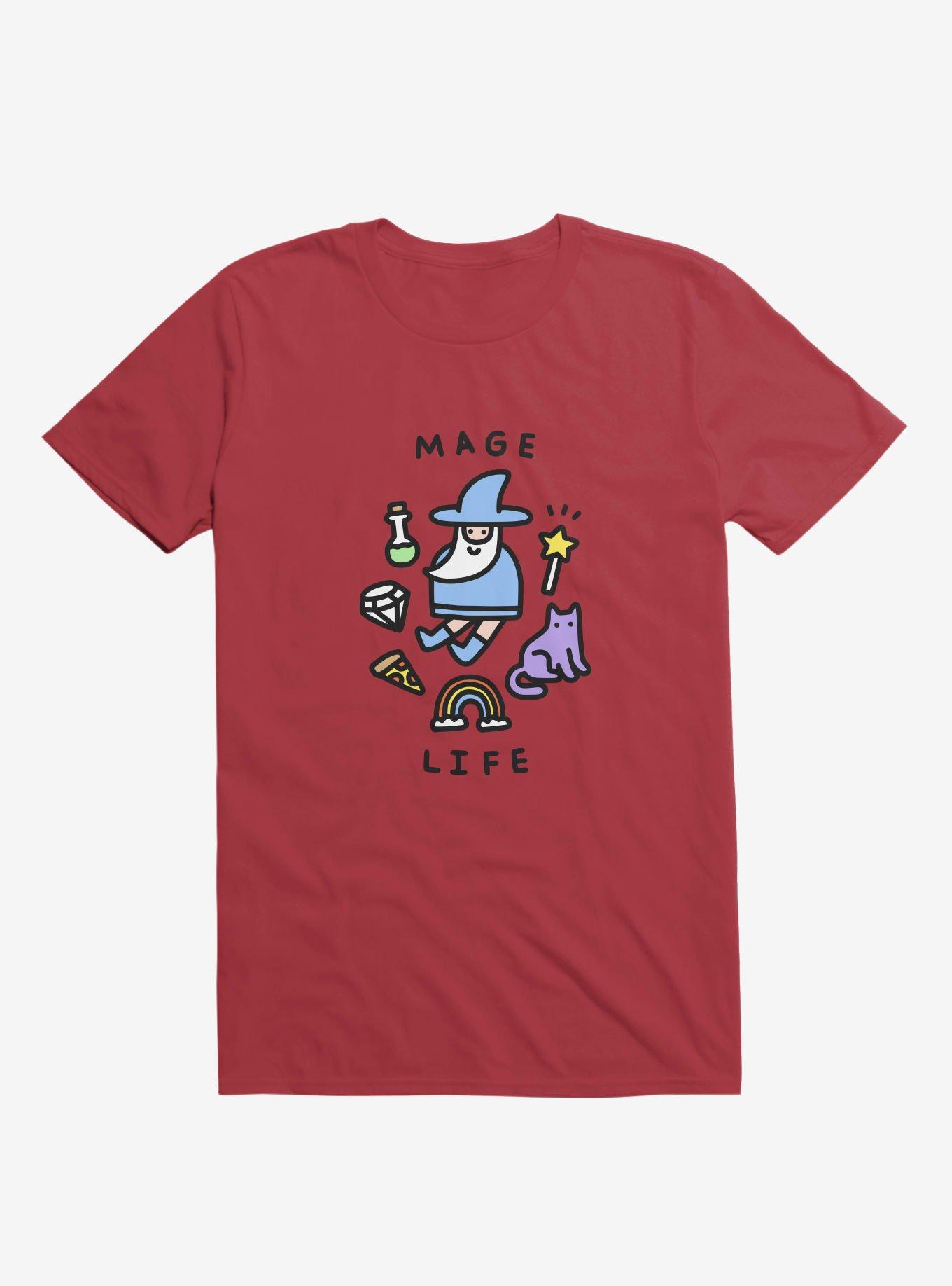 Mage Life Wizard Red T-Shirt, , hi-res