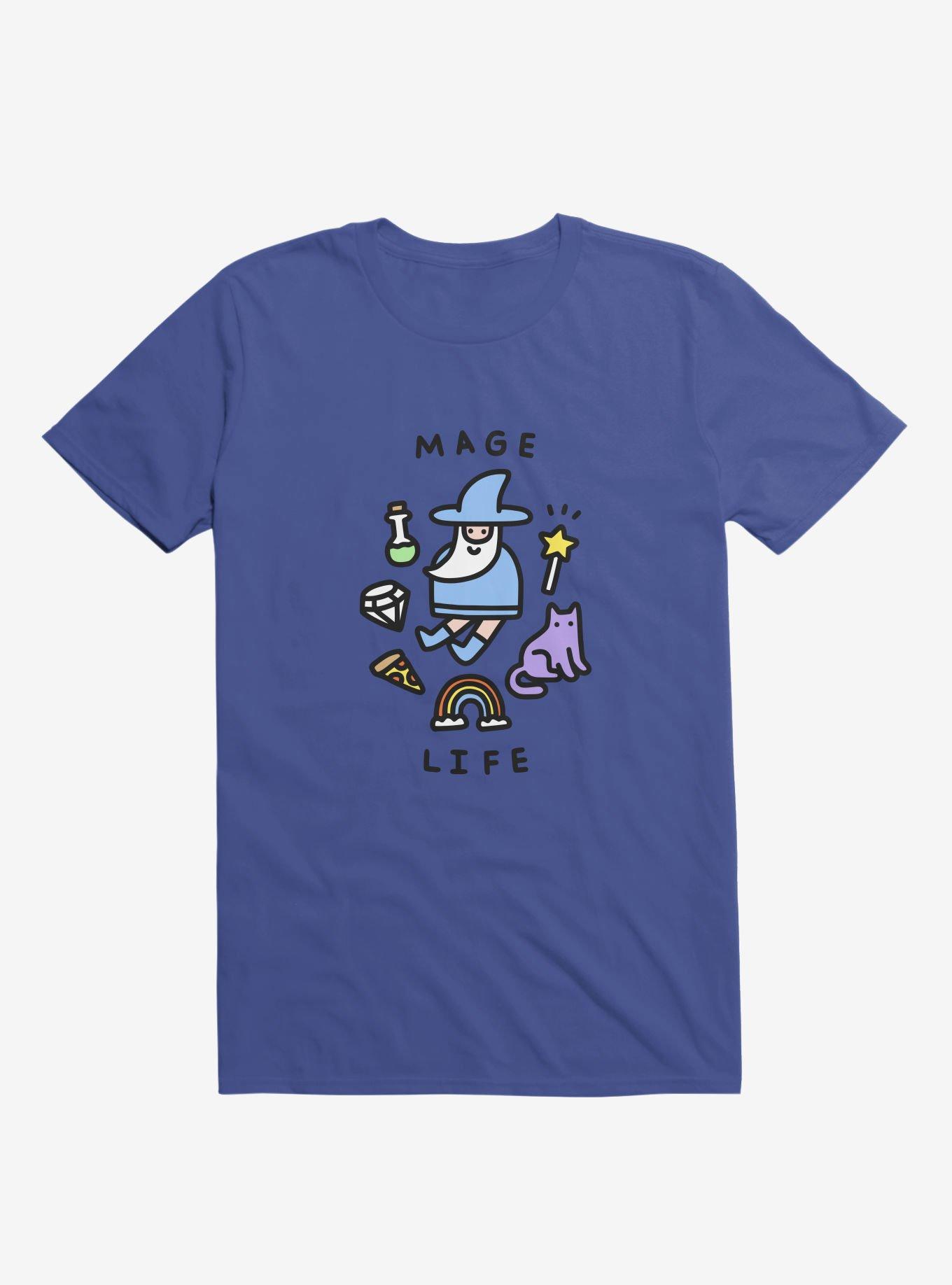 Mage Life Wizard Royal Blue T-Shirt, , hi-res