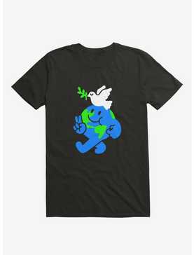 Peace On Earth Black T-Shirt, , hi-res