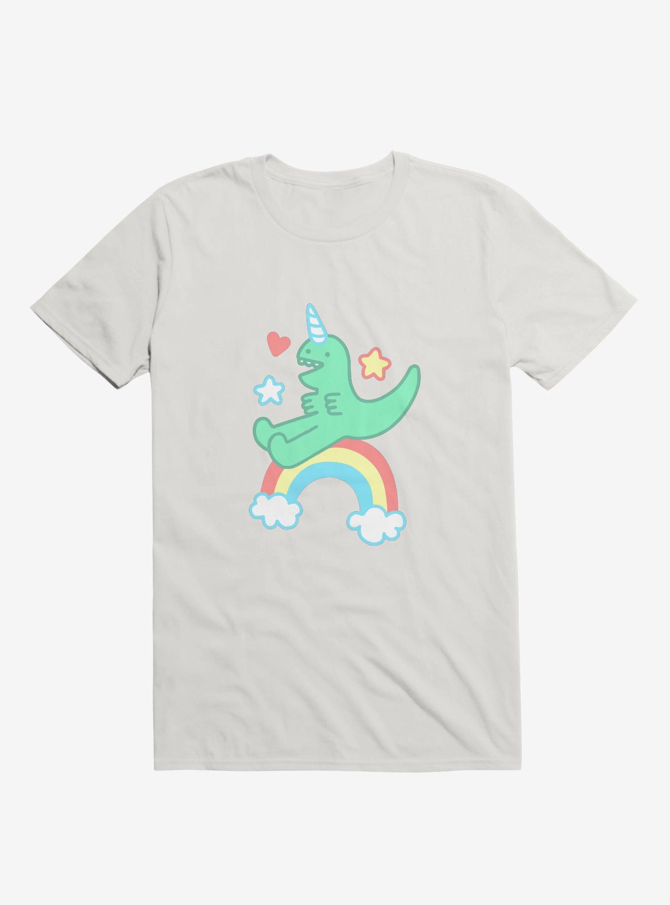 T-Rexicorn White T-Shirt, , hi-res