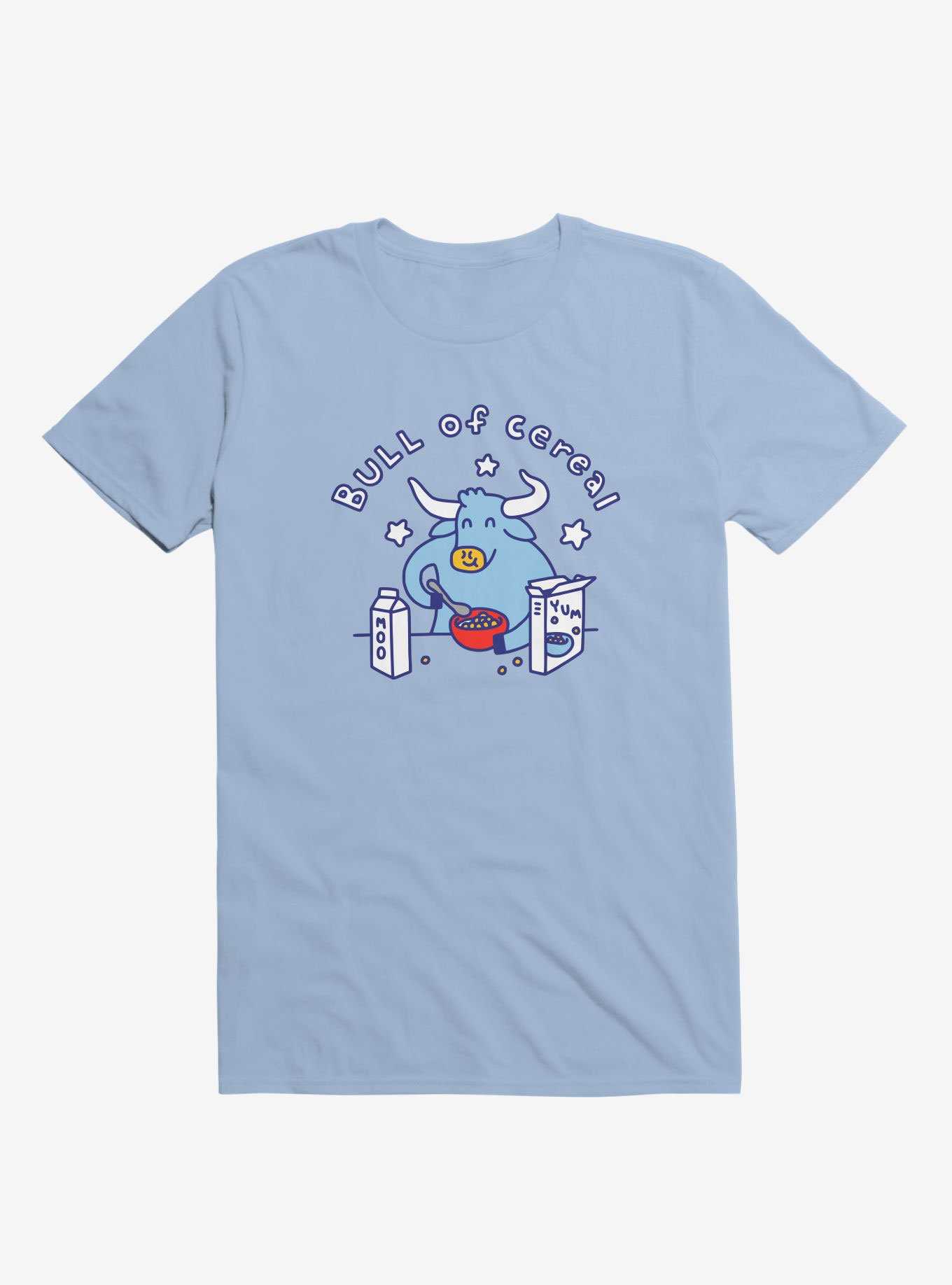 Bull Of Cereal Light Blue T-Shirt, , hi-res