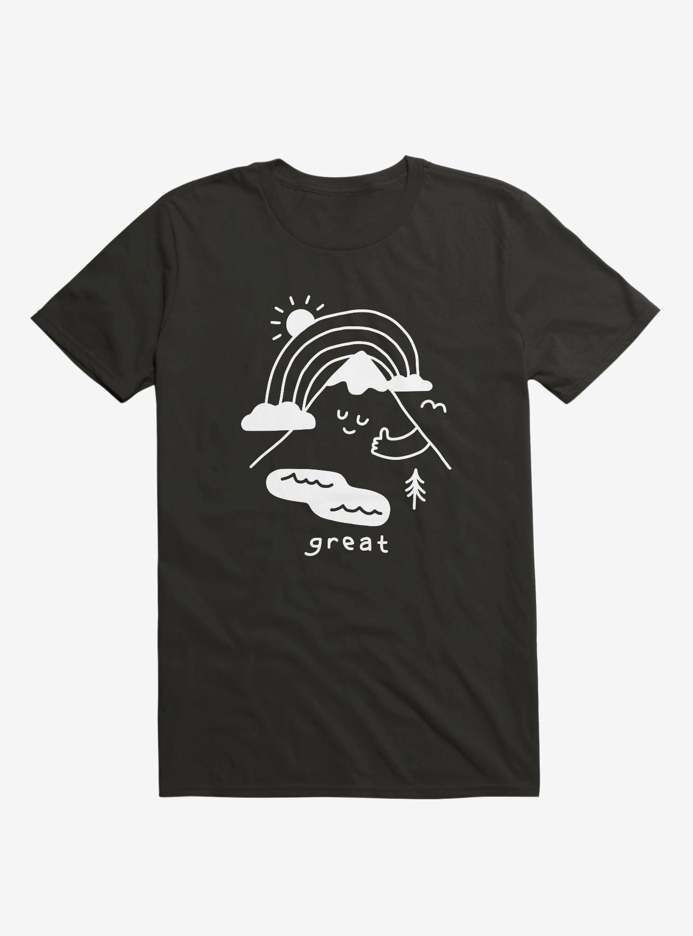 The Great Outdoors Black T-Shirt, , hi-res