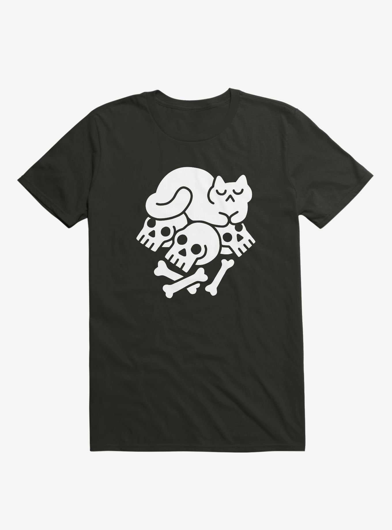 Catnap Cat Black T-Shirt, , hi-res