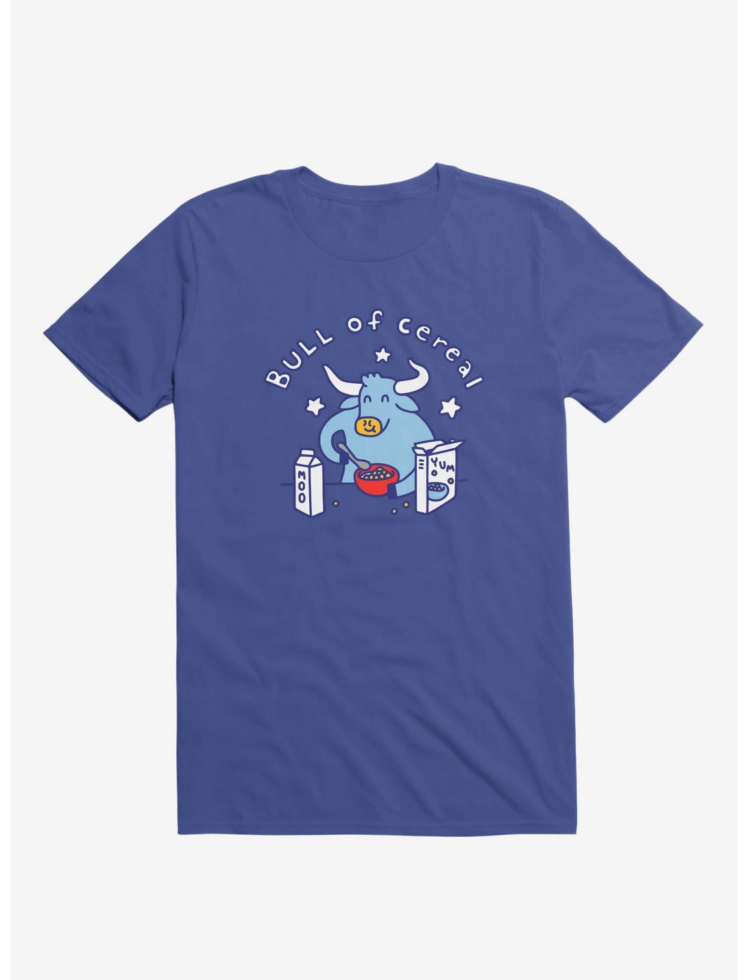 Bull Of Cereal Royal Blue T-Shirt, ROYAL, hi-res