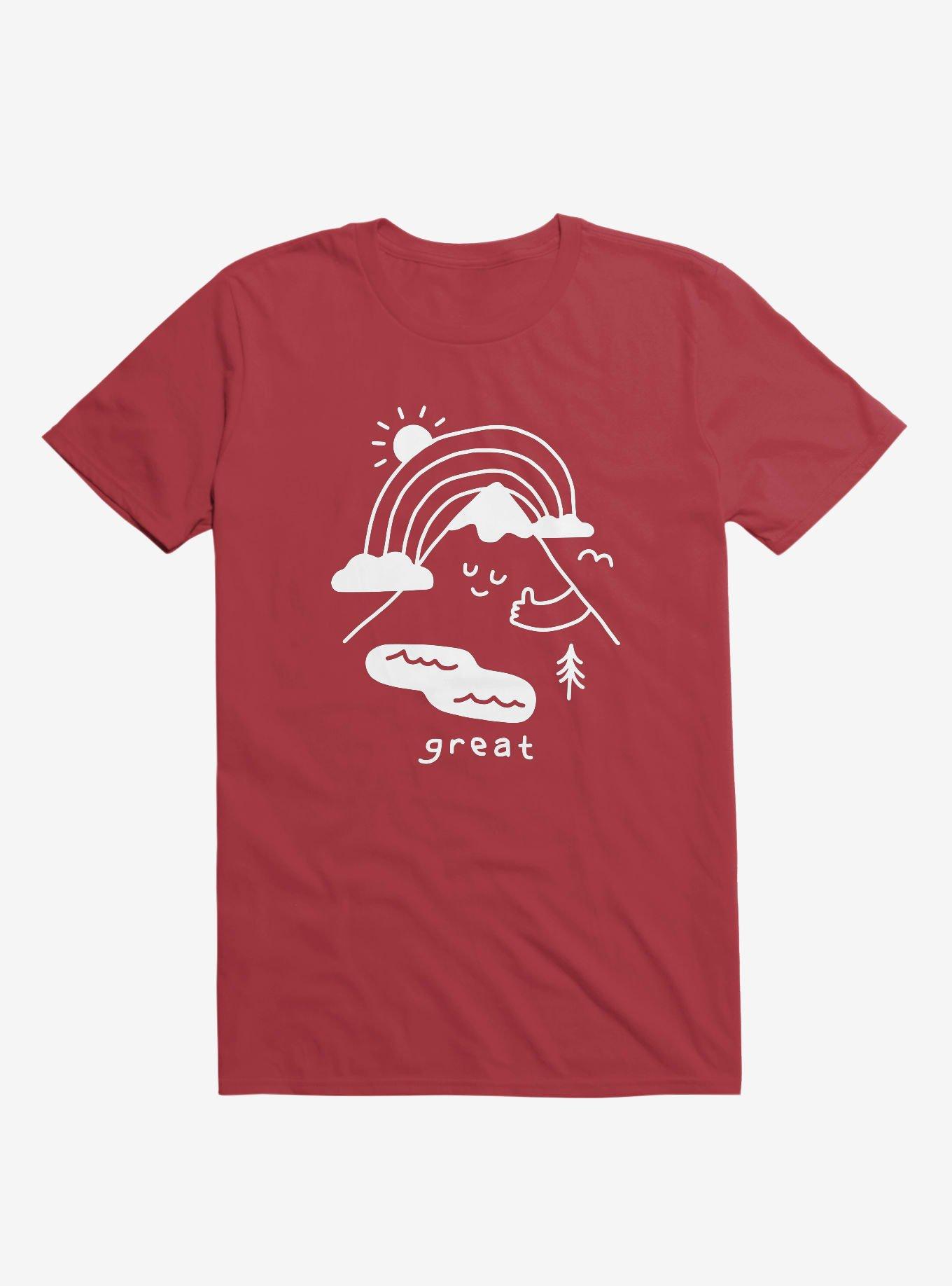 The Great Outdoors Red T-Shirt, , hi-res