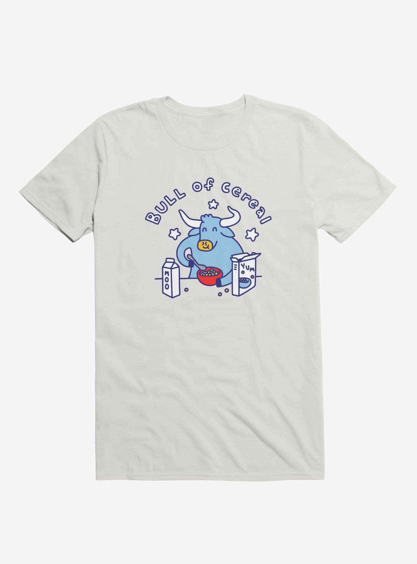 THRDLESS Bull Of Cereal White T-Shirt