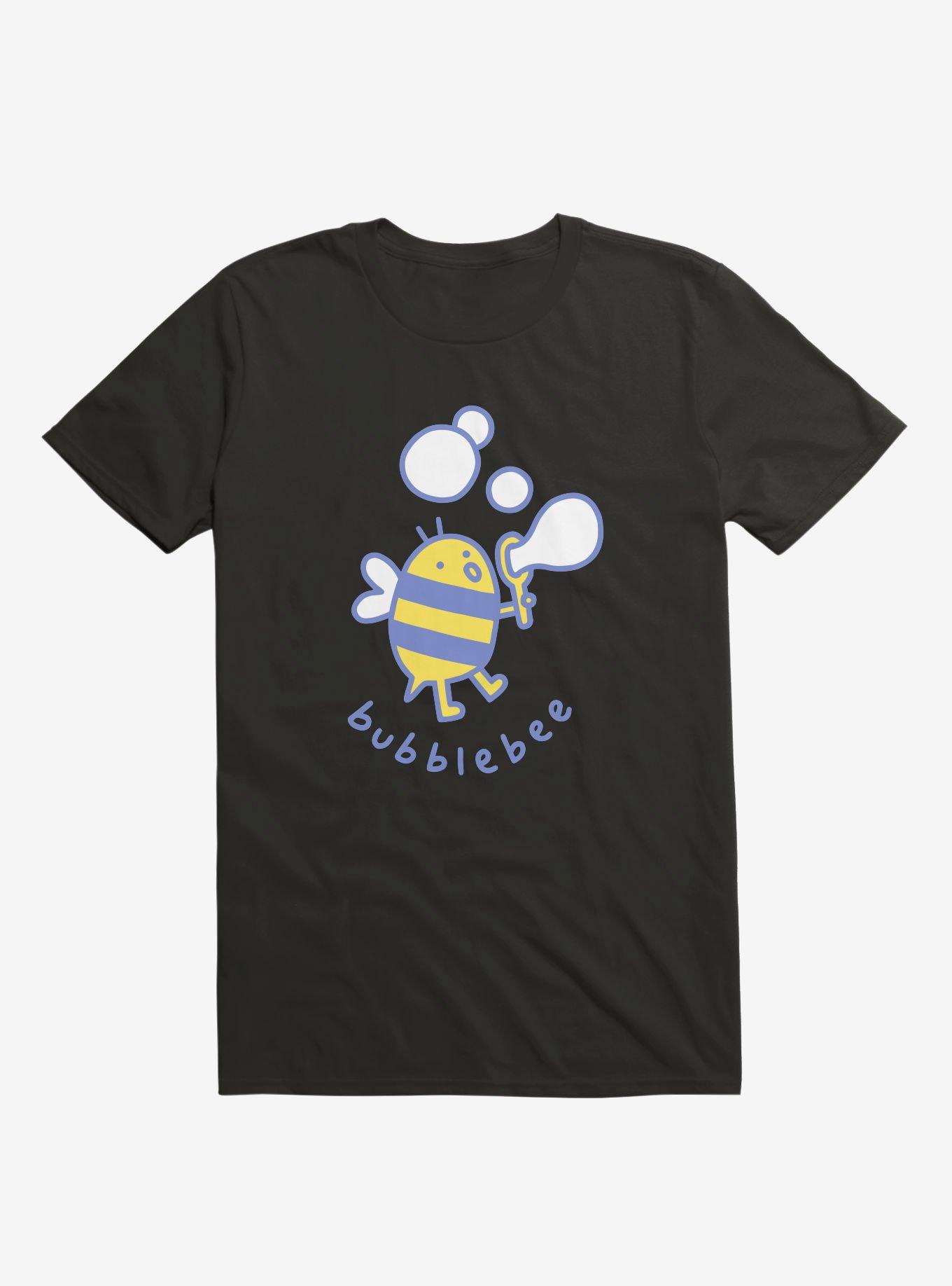 Bumblebee Bubbles Black T-Shirt, BLACK, hi-res