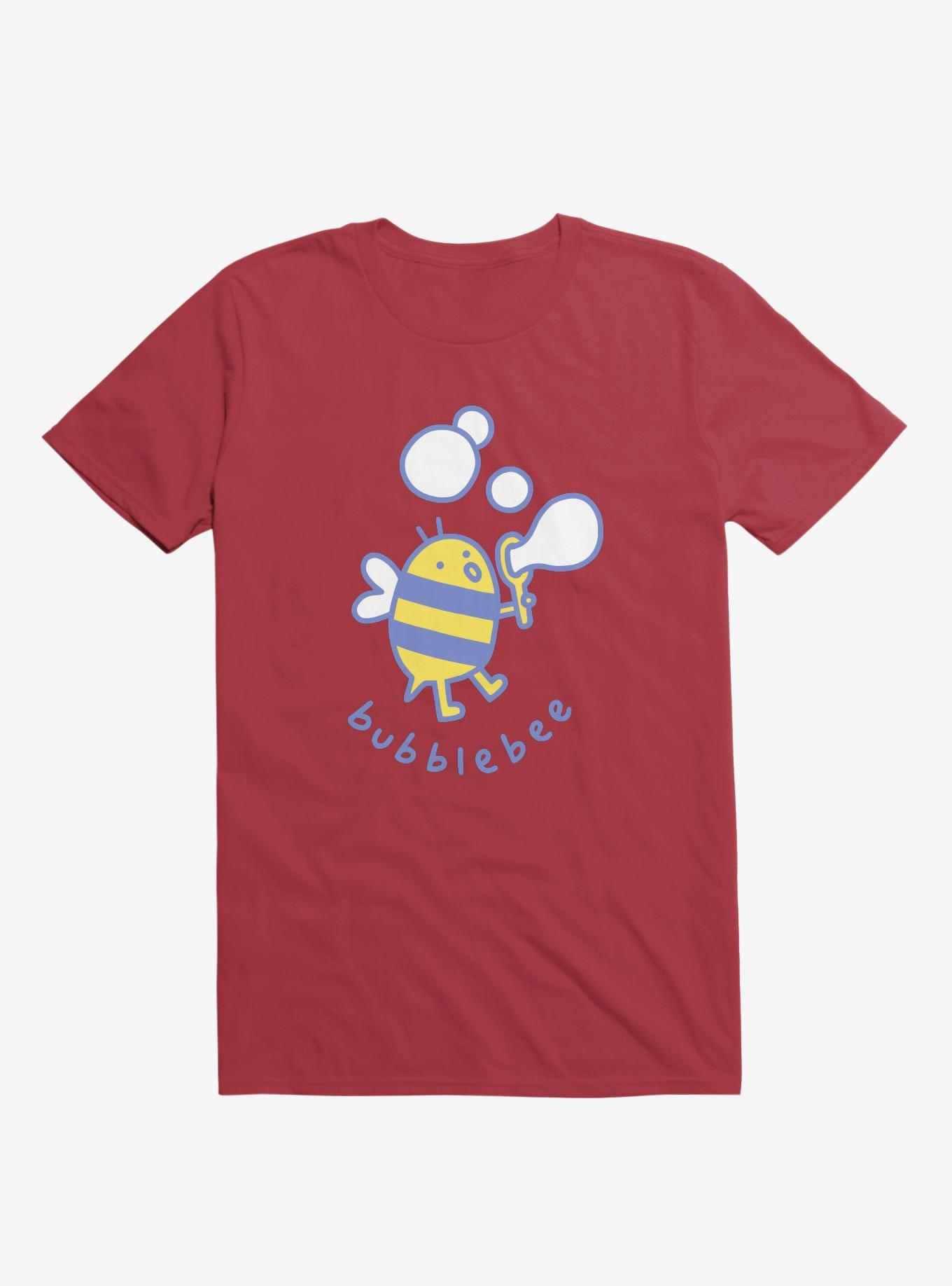 Bumblebee Bubbles Red T-Shirt, , hi-res