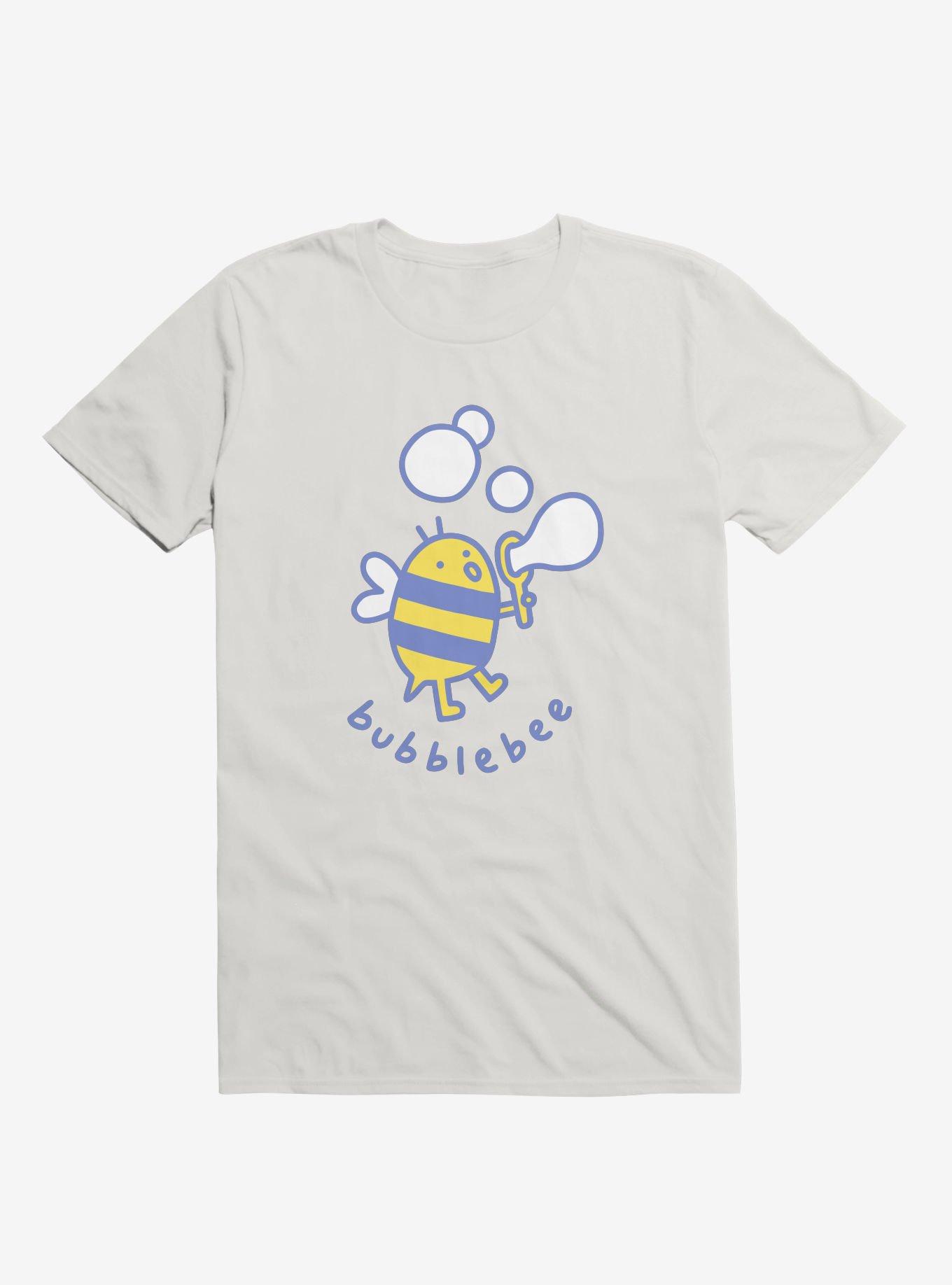 Bumblebee Bubble White T-Shirt, , hi-res
