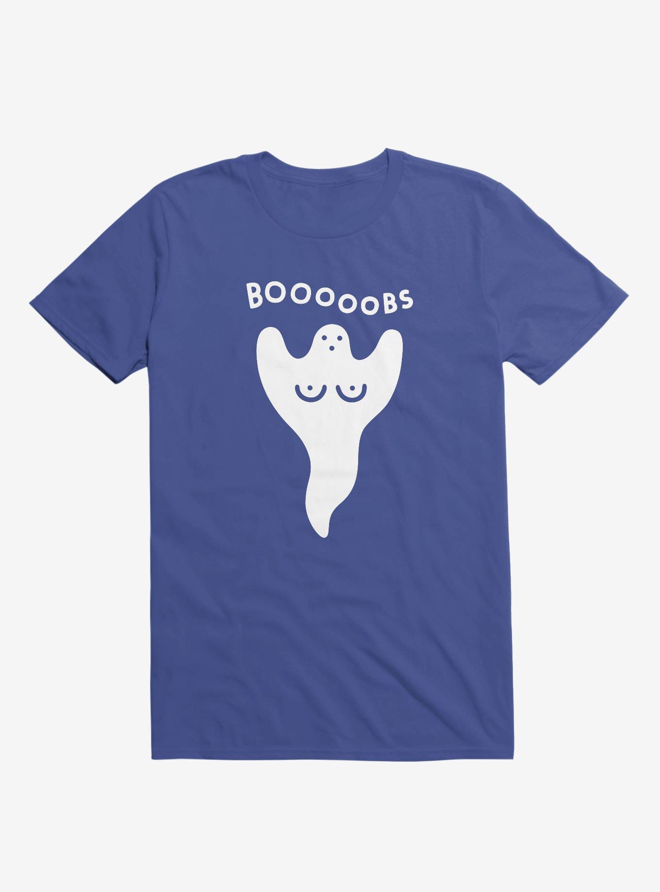 Ghost Boobs Royal Blue T-Shirt - BLUE | Hot Topic