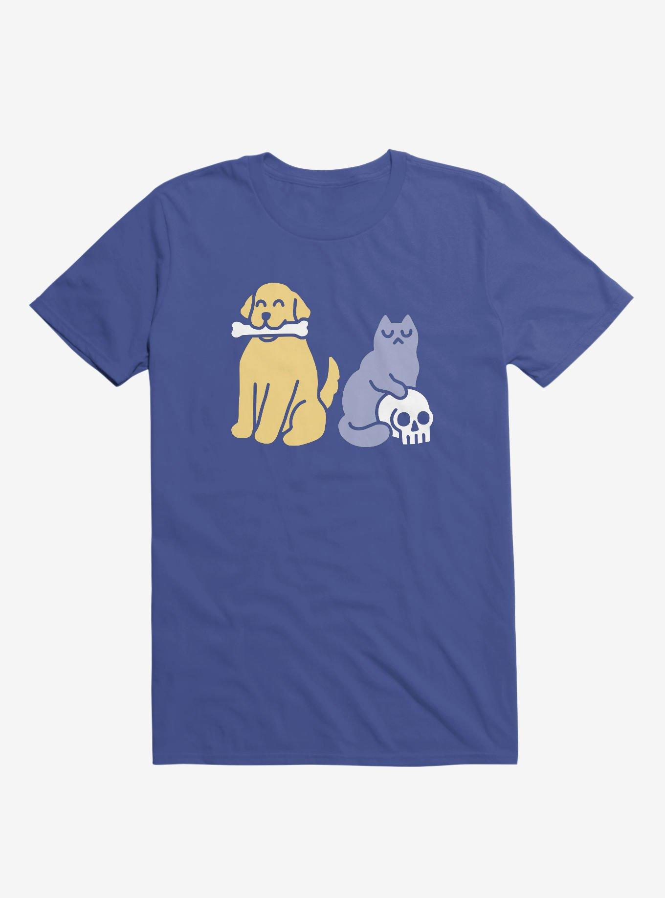 Good Dog Bad Cat Royal Blue T-Shirt, , hi-res