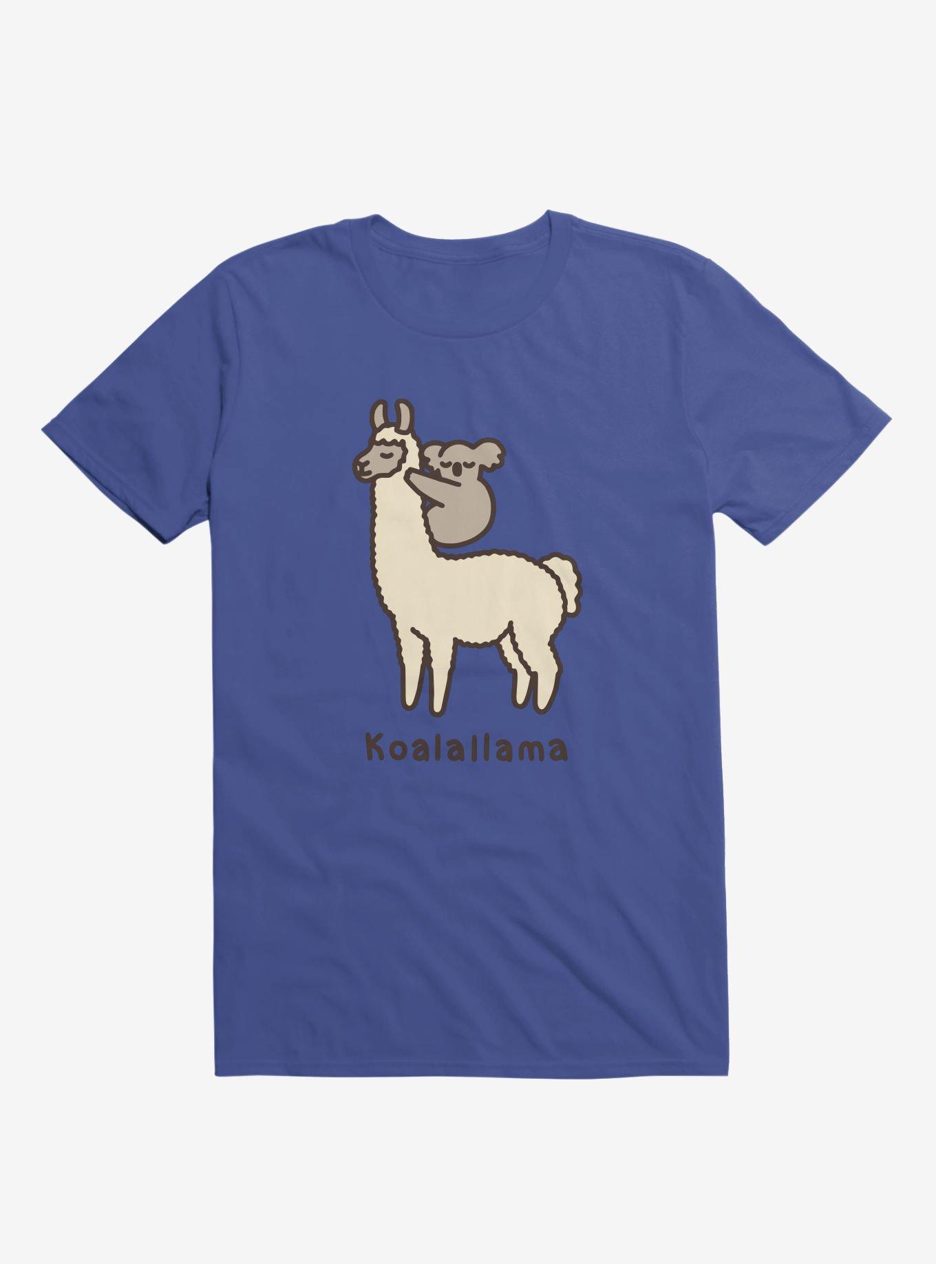 Koalallama Koala And Llama Royal Blue T-Shirt, ROYAL, hi-res