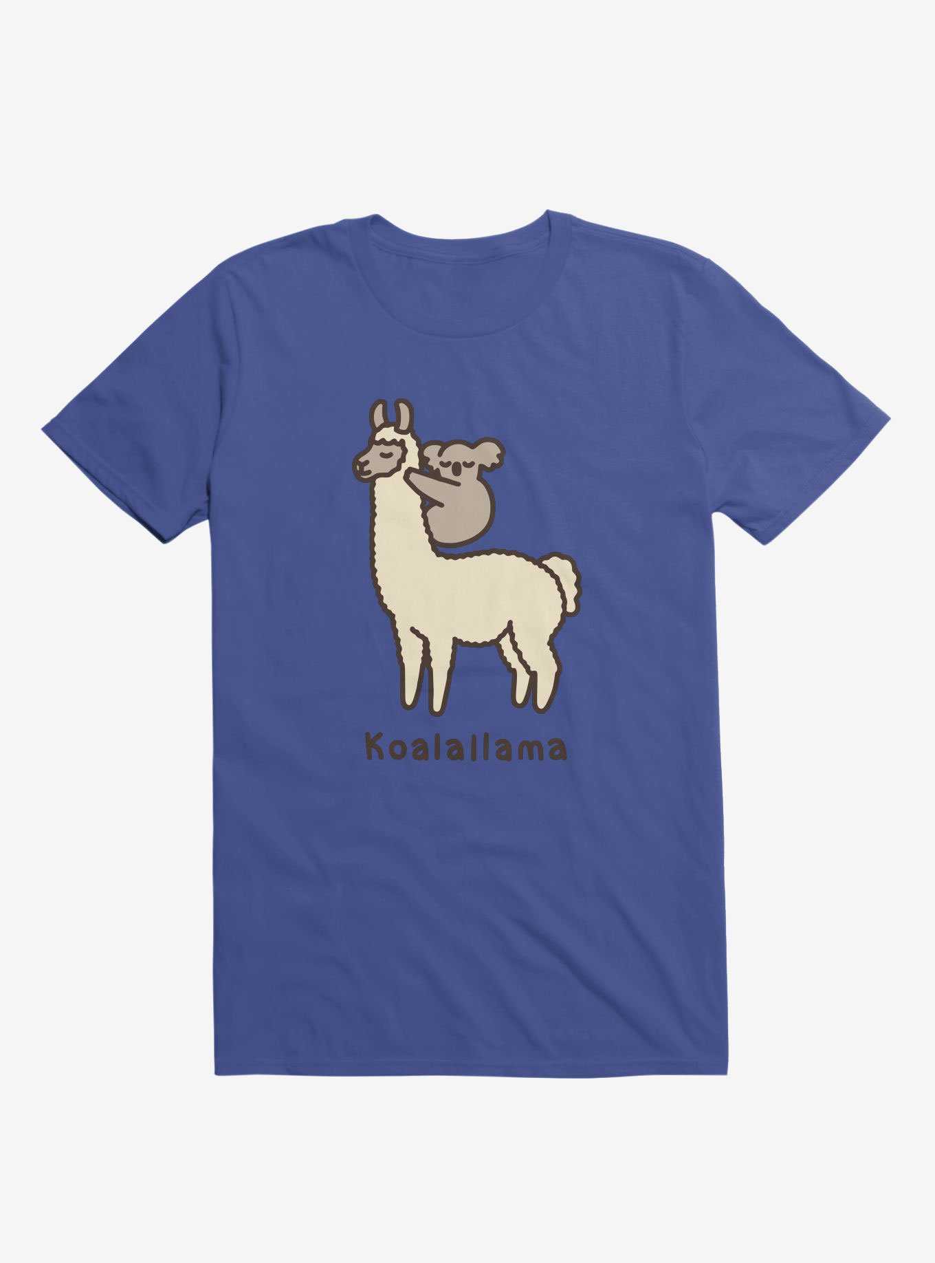 Koalallama Koala And Llama Royal Blue T-Shirt, , hi-res