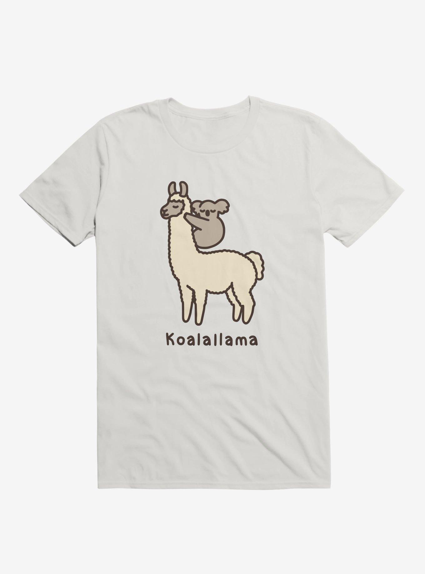 Koalallama Koala And Llama White T-Shirt, , hi-res