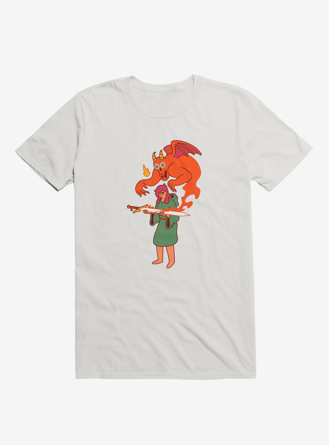 Cursed Demon Sword White T-Shirt, , hi-res