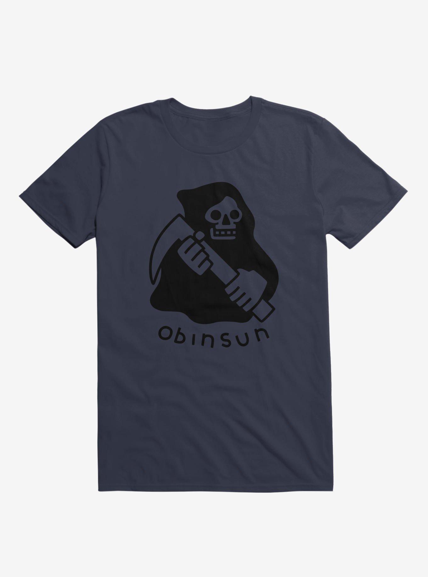 Obinsun Logo Navy Blue T-Shirt, , hi-res