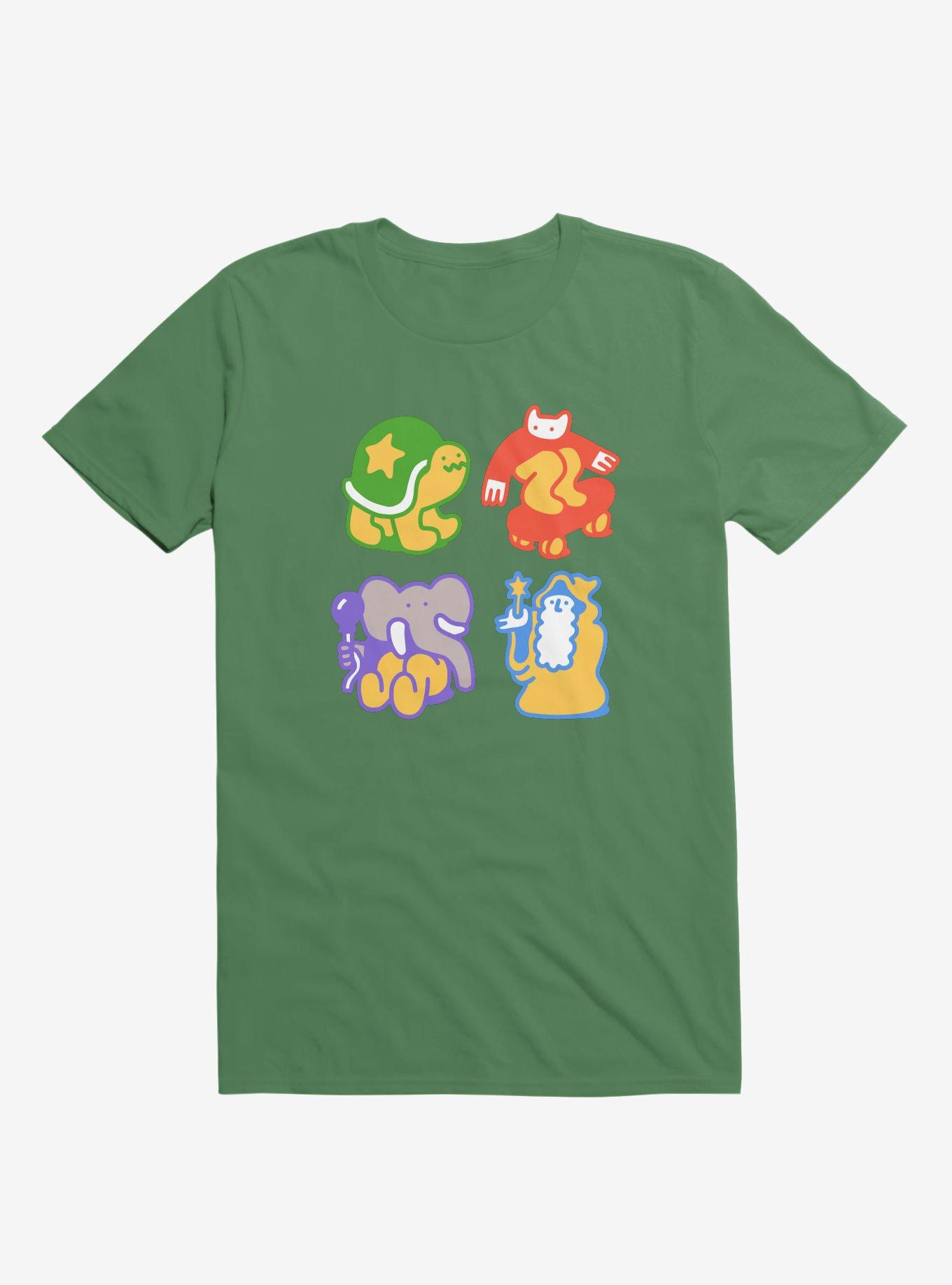 Doodle Buddies Kelly Green T-Shirt, , hi-res