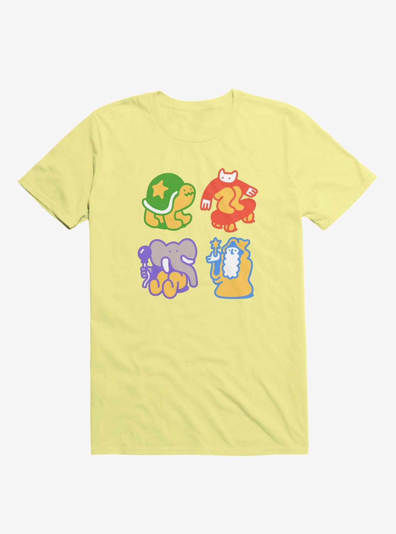 Doodle Buddies Yellow T-Shirt, YELLOW, hi-res