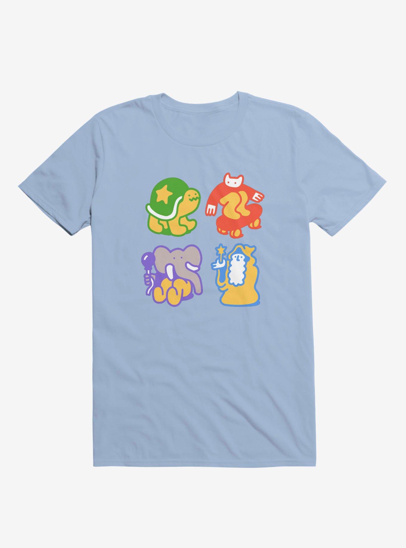 Doodle Buddies Light Blue T-Shirt, , hi-res