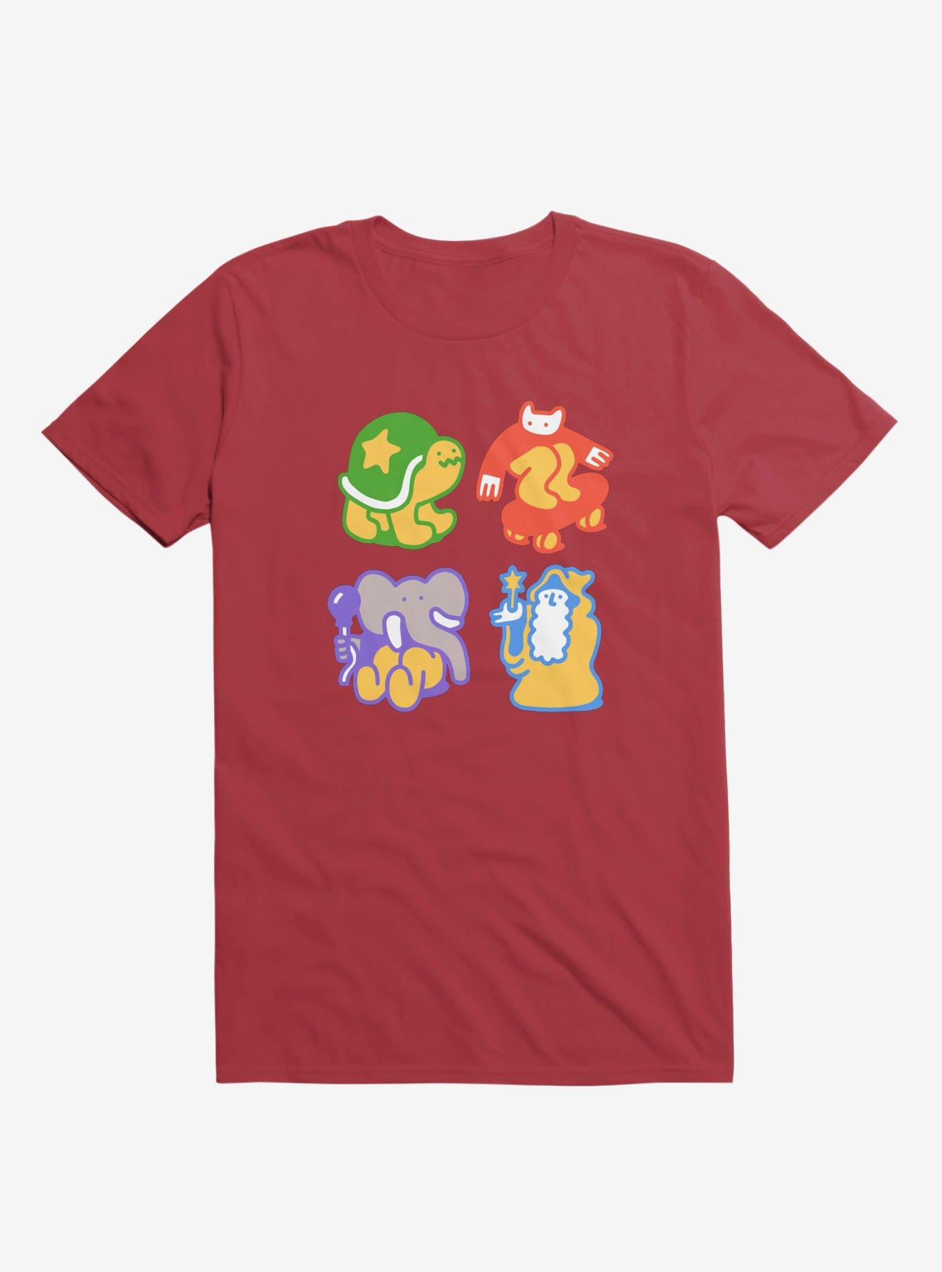 Doodle Buddies Red T-Shirt, , hi-res