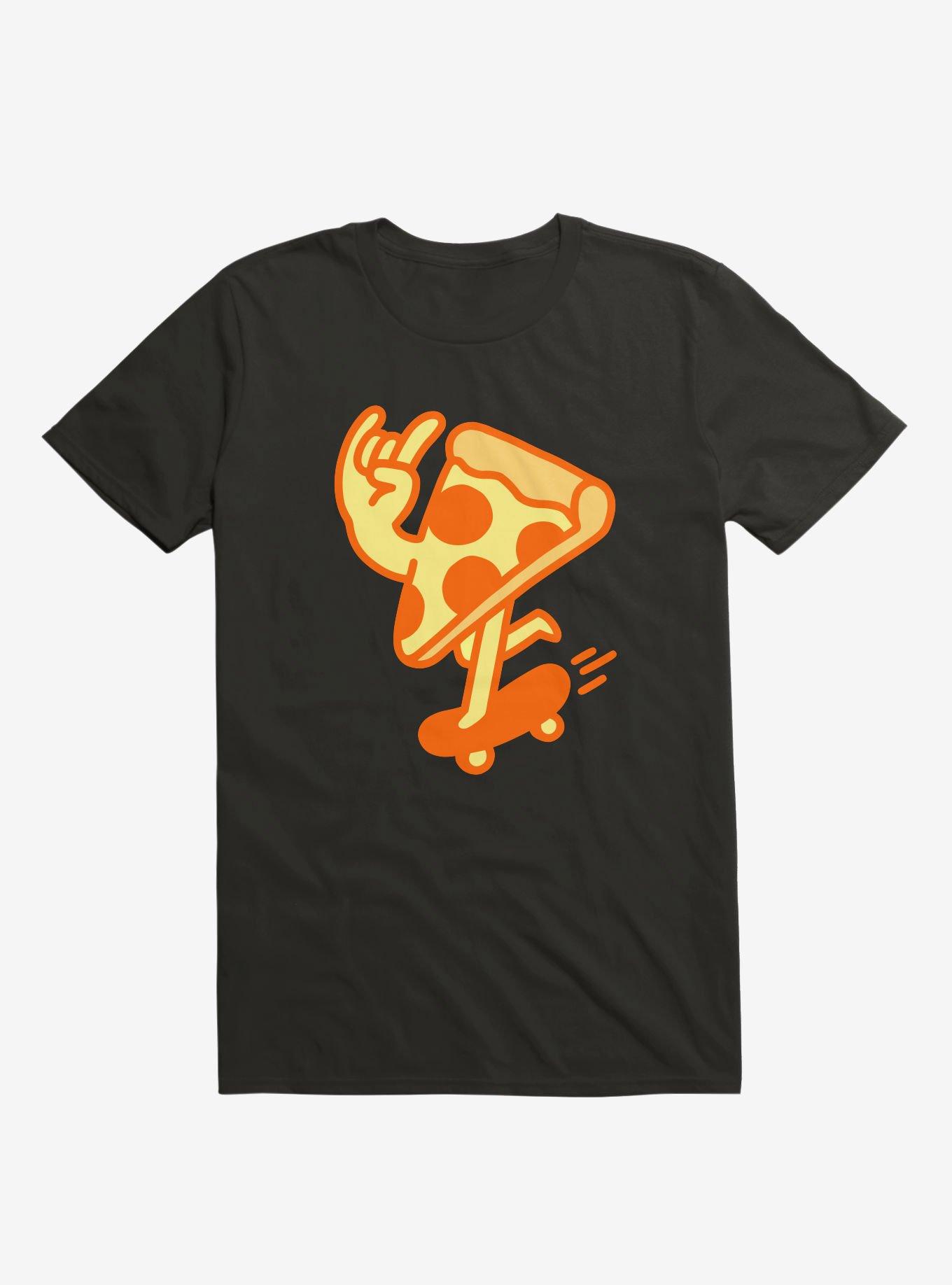 Rad Pizza Black T-Shirt, , hi-res