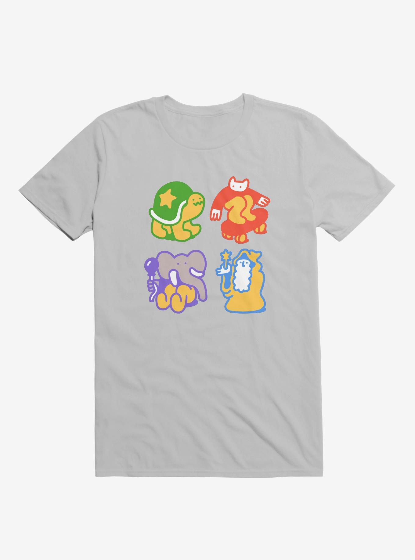 Doodle Buddies Silver T-Shirt, , hi-res