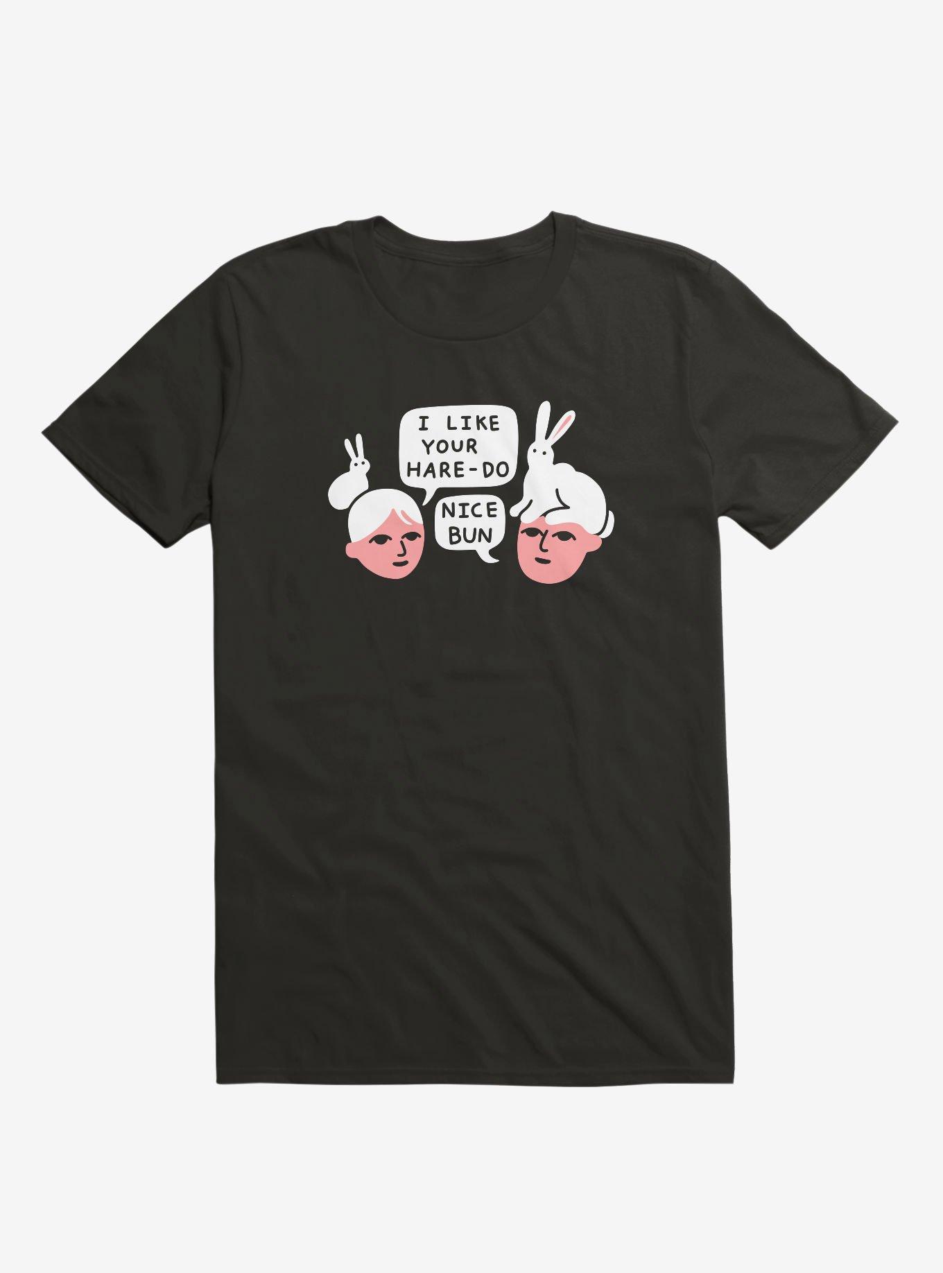 THRDLESS Hare-Do Bunny Black T-Shirt