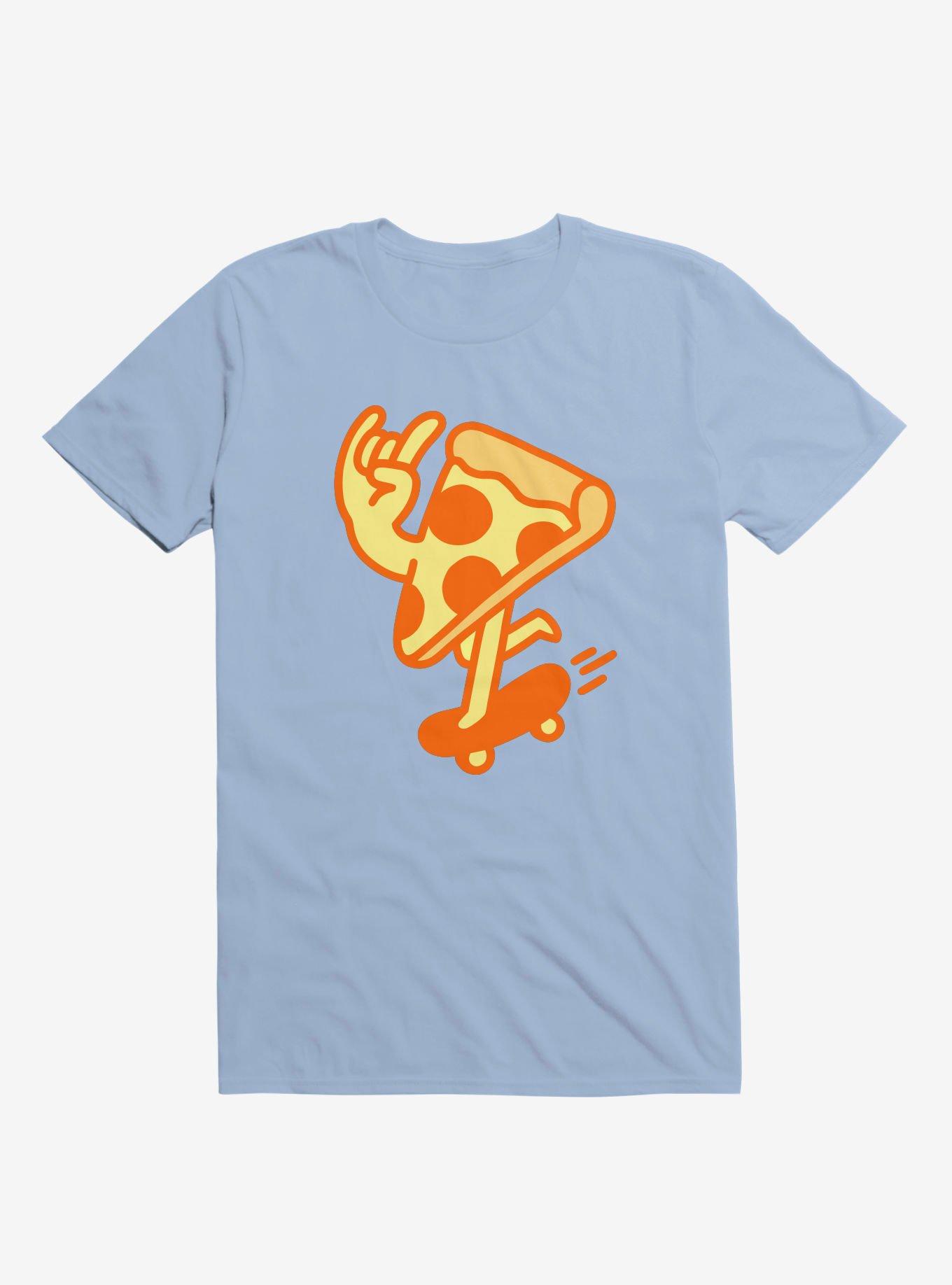 Rad Pizza Light Blue T-Shirt, , hi-res