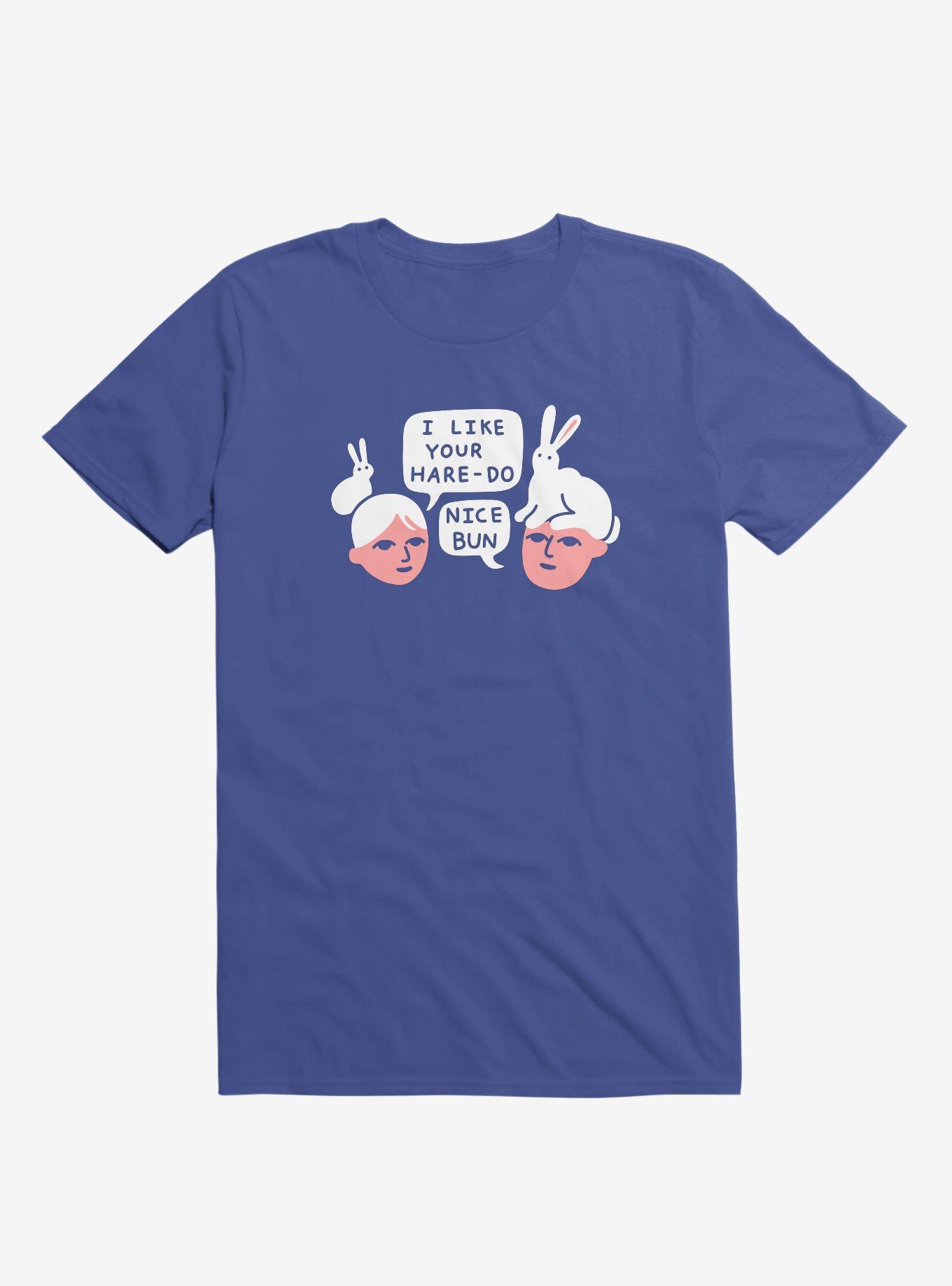 Hare-Do Bunny Royal Blue T-Shirt, , hi-res