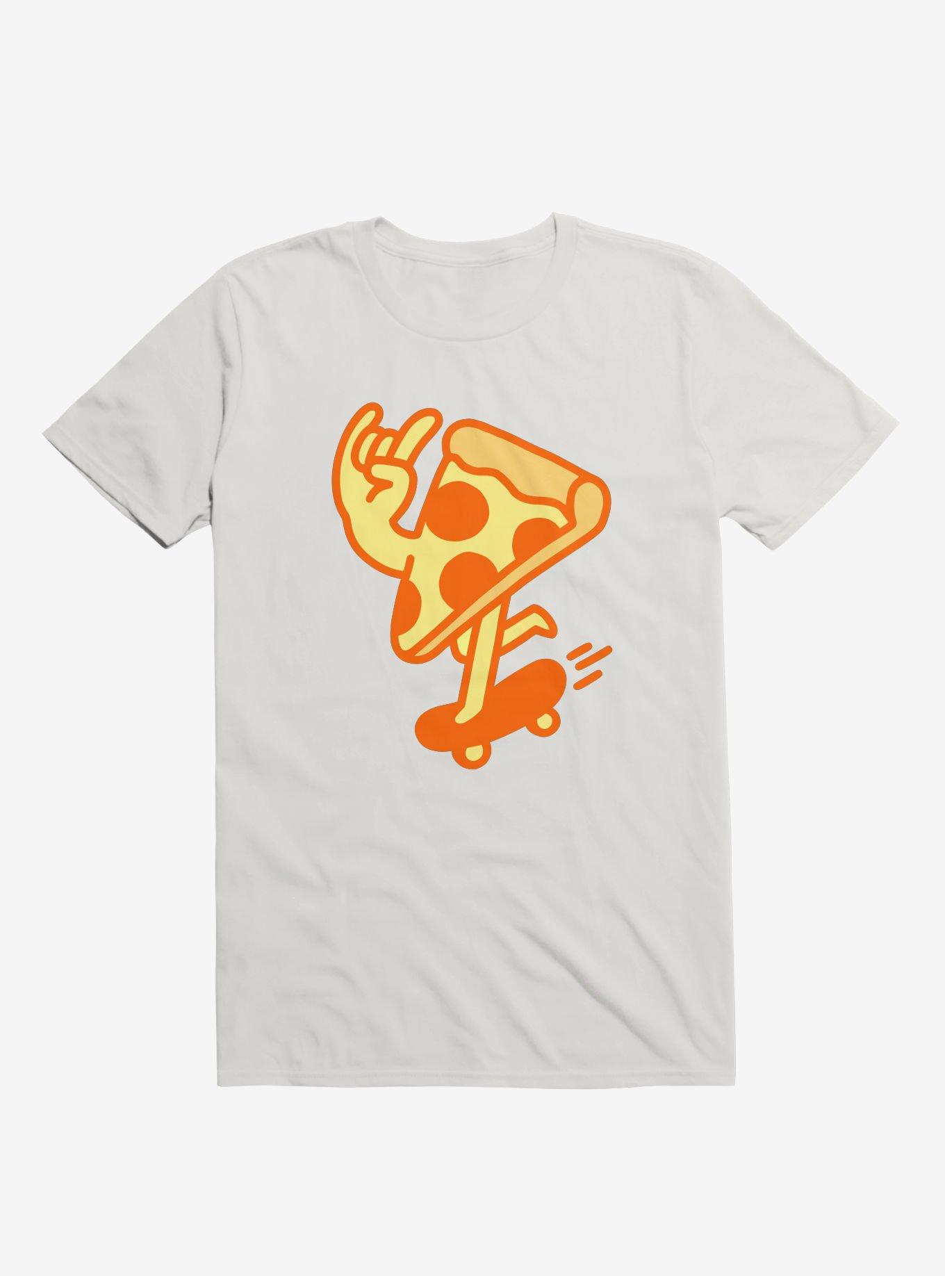 Rad Pizza White T-Shirt, , hi-res