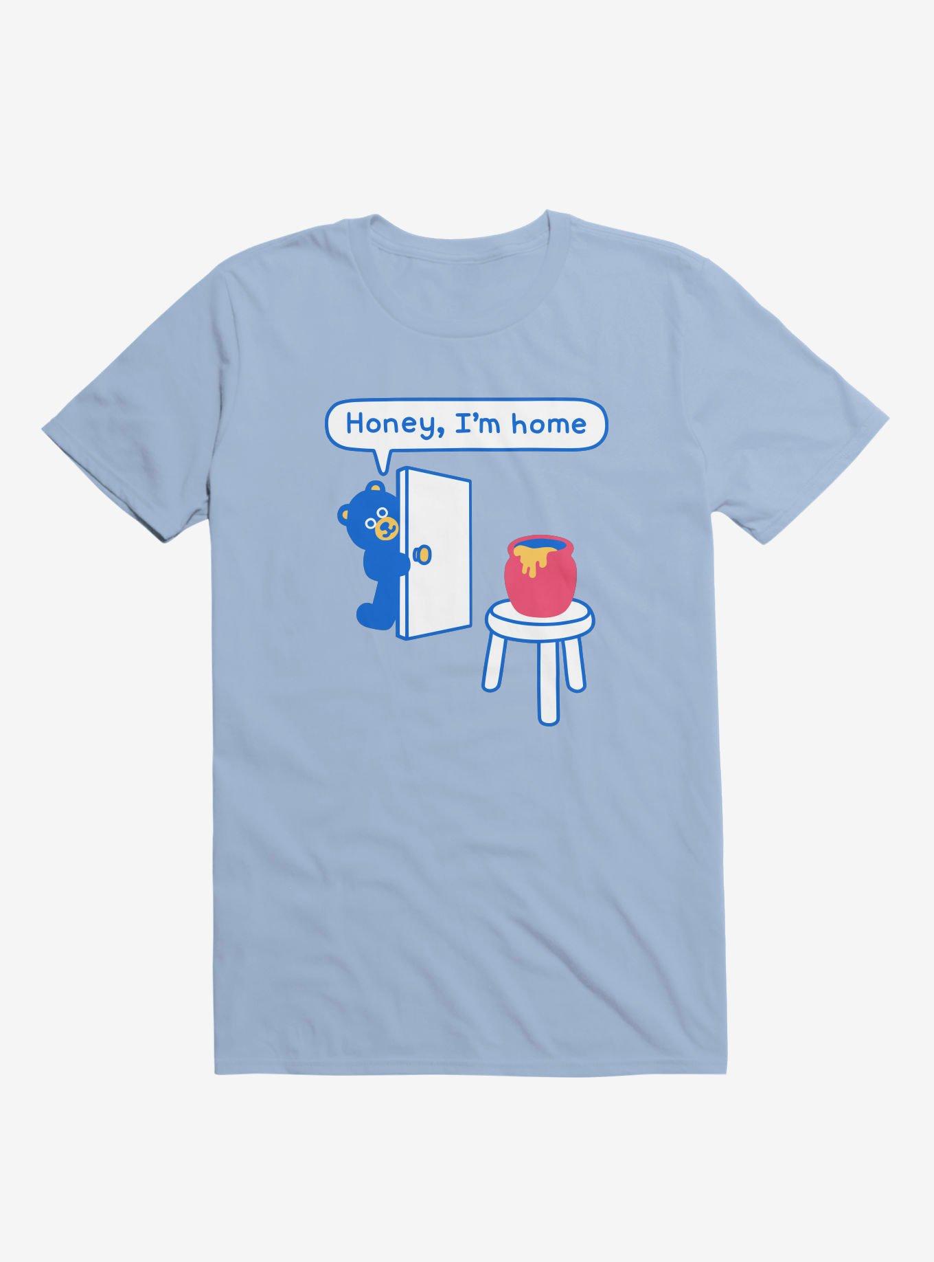 Honey Bear Light Blue T-Shirt, , hi-res