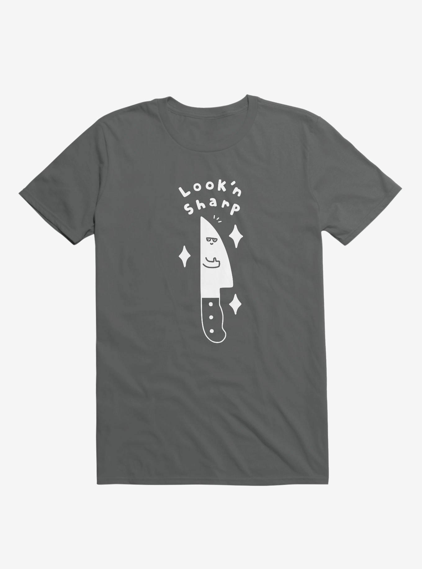 Look'n Sharp Knife Asphalt Grey T-Shirt, , hi-res