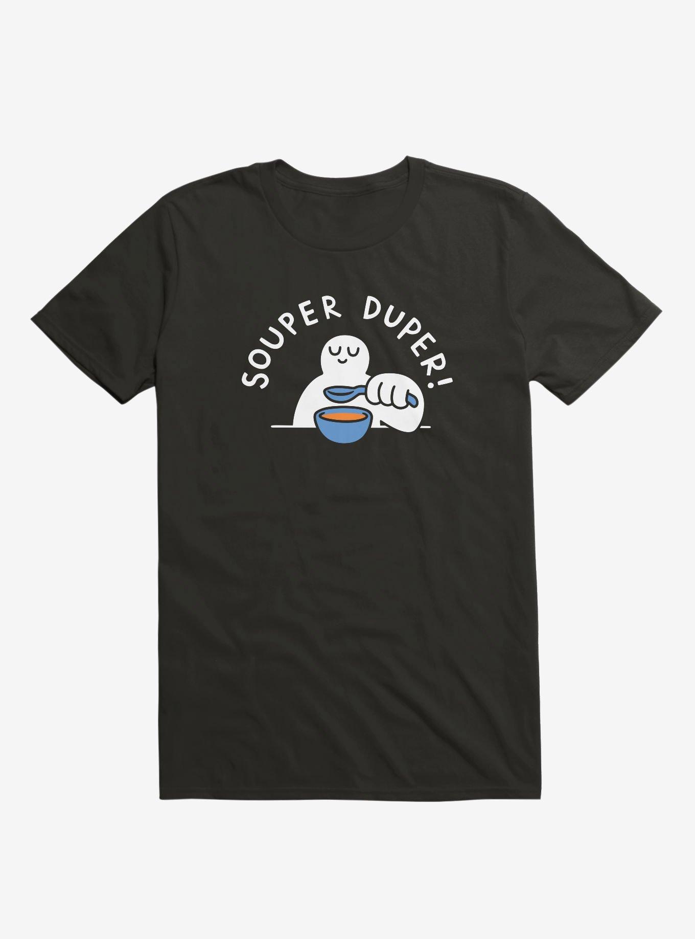 Souper Duper! Black T-Shirt, , hi-res