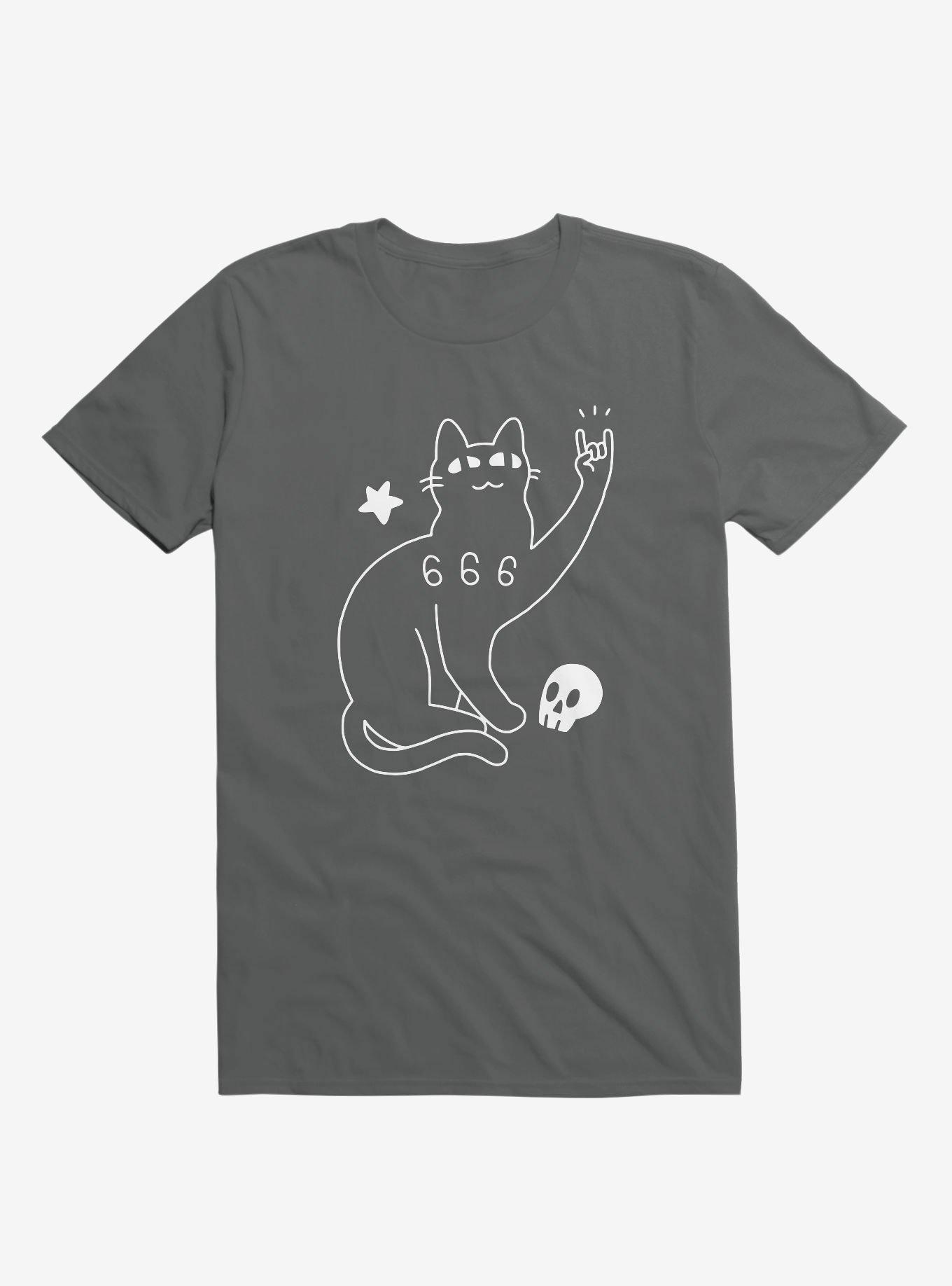 Metal Cat Asphalt Grey T-Shirt