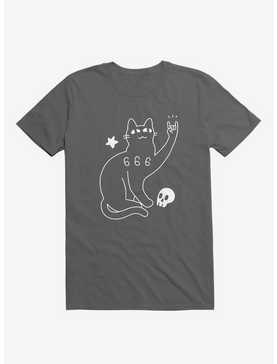 Metal Cat Asphalt Grey T-Shirt, , hi-res