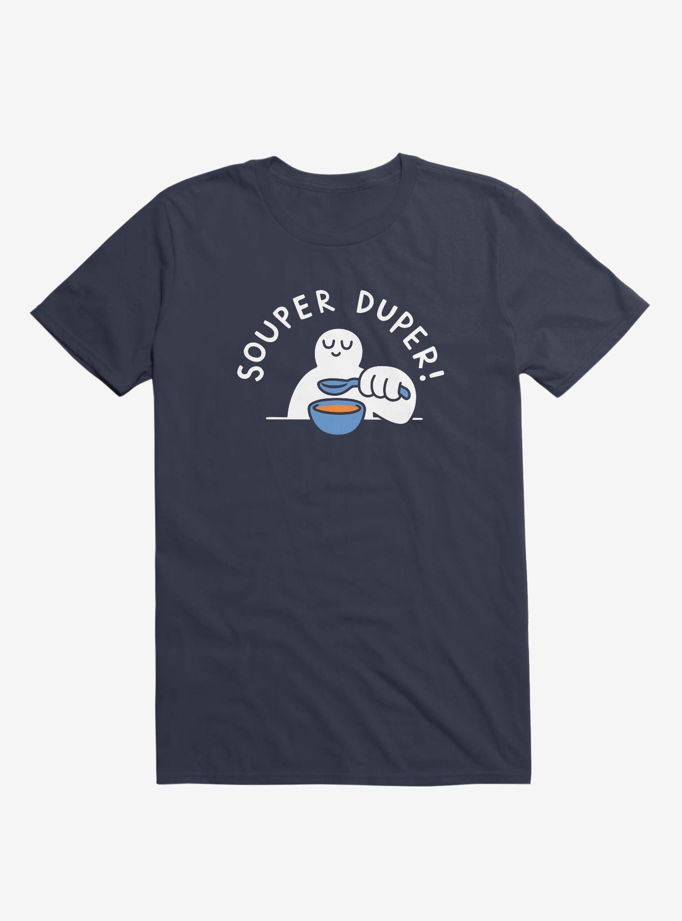 Souper Duper! Navy Blue T-Shirt, NAVY, hi-res