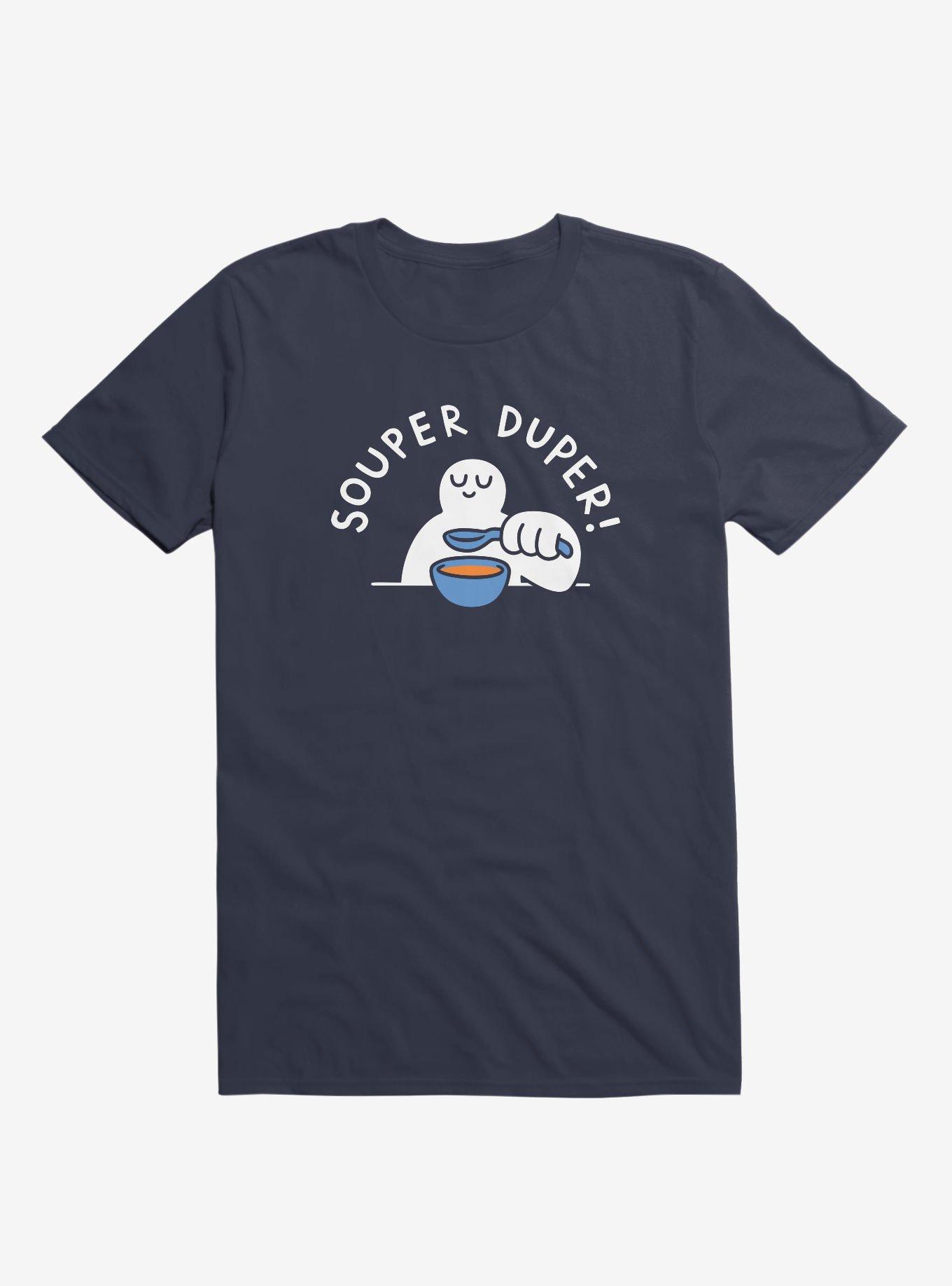 Souper Duper! Navy Blue T-Shirt, , hi-res
