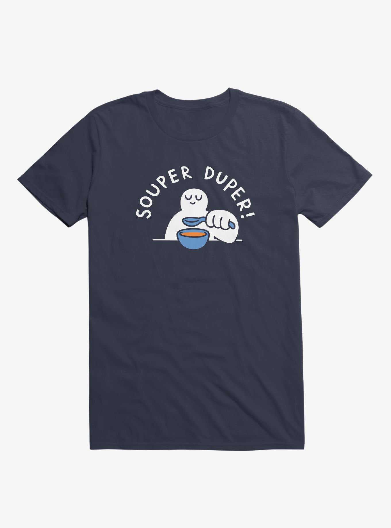 Souper Duper! Navy Blue T-Shirt, , hi-res