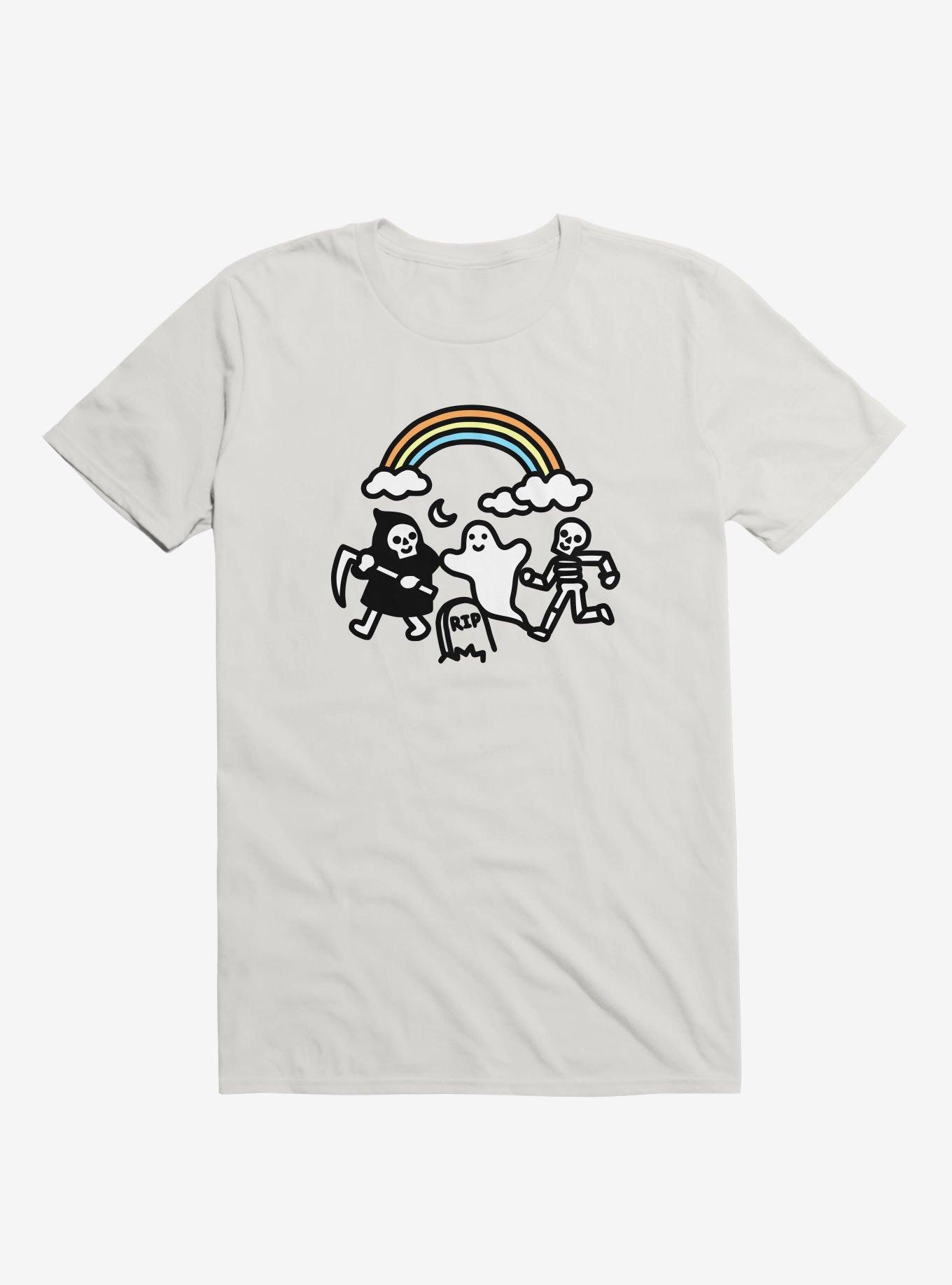 Super Spooky Doodle White T-Shirt, , hi-res