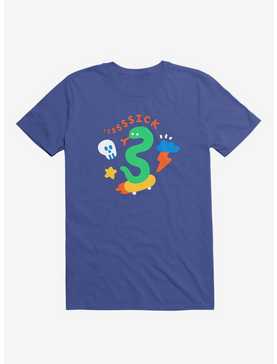 Skate Snake Royal Blue T-Shirt, , hi-res