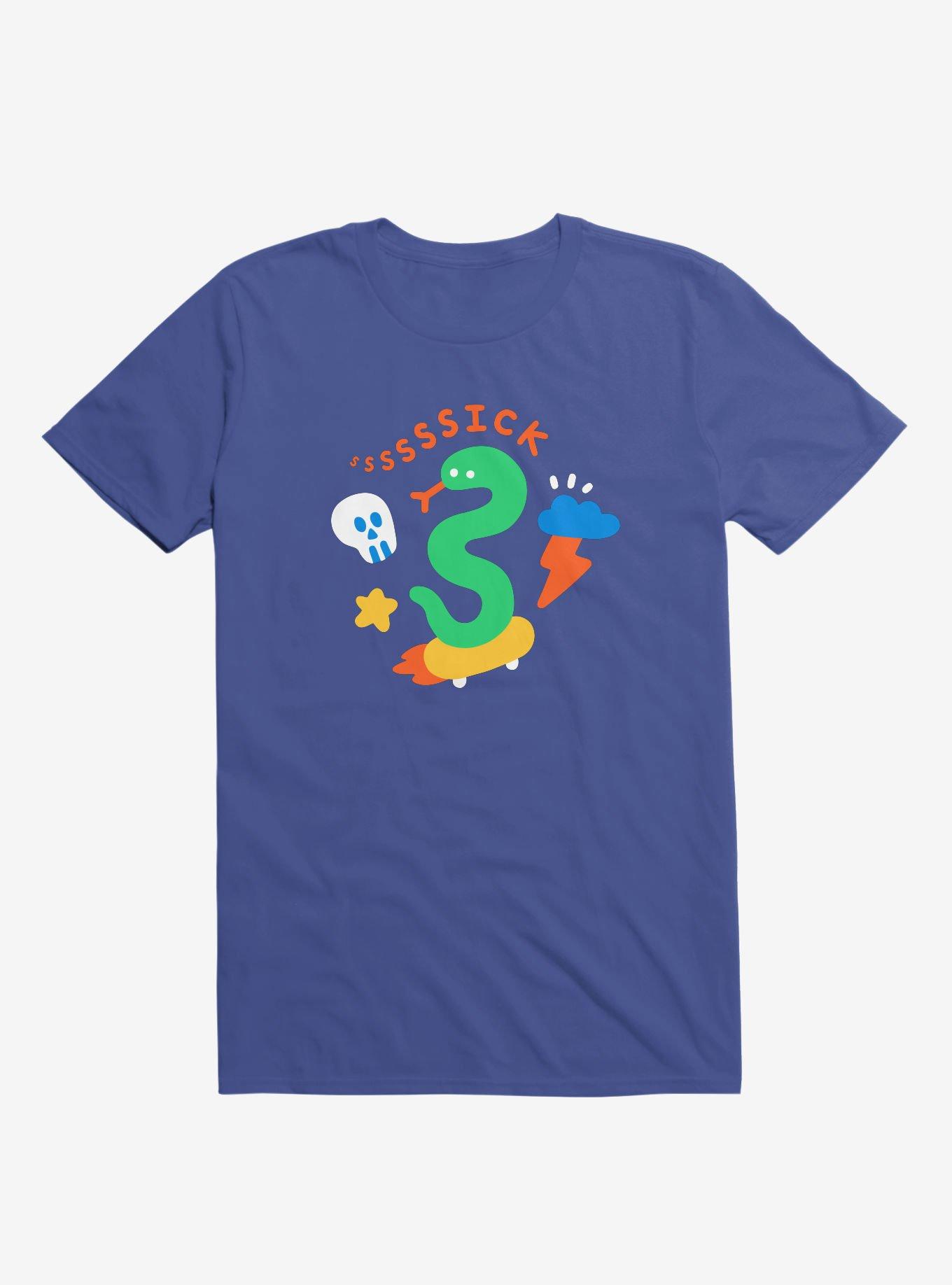 Skate Snake Royal Blue T-Shirt, , hi-res