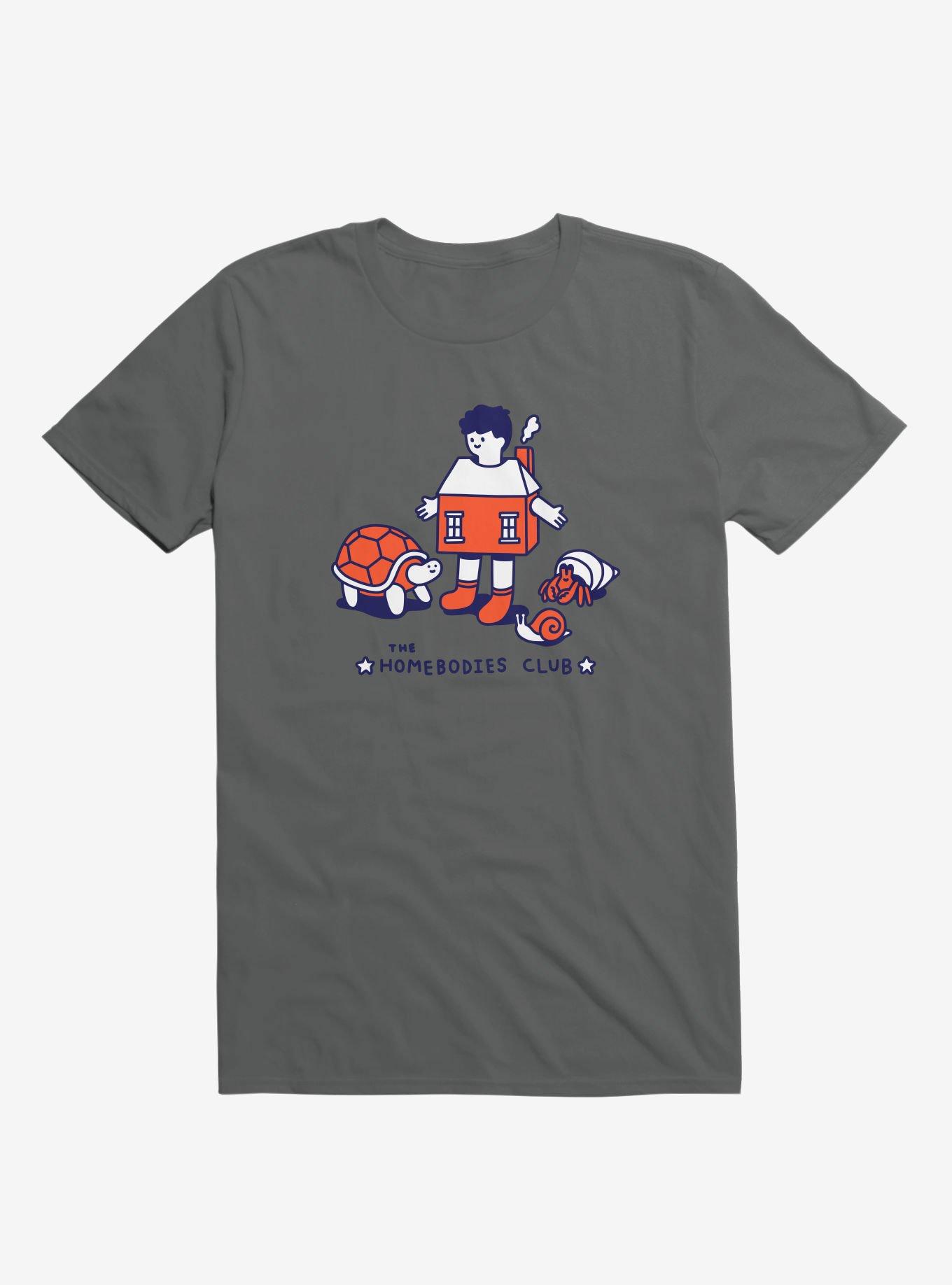 The Homebodies Club Asphalt Grey T-Shirt, , hi-res