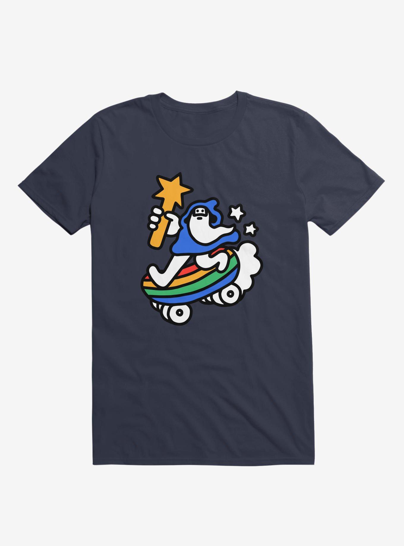 The Raddest Wizard Of All Time Navy Blue T-Shirt, , hi-res