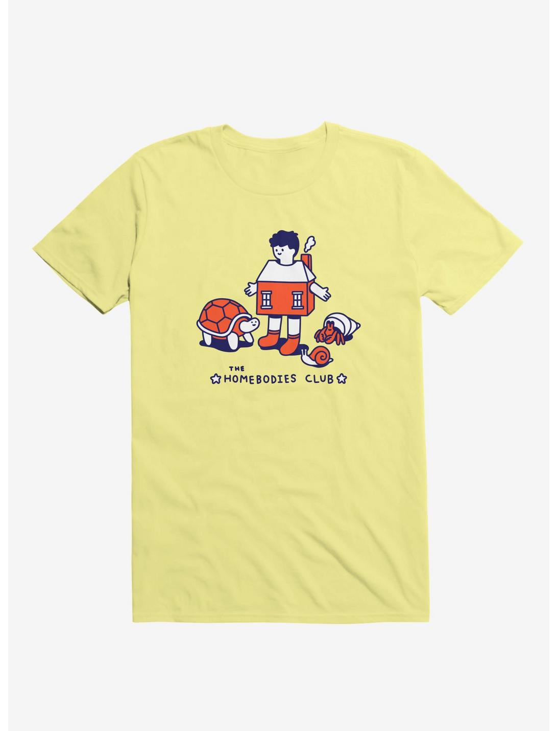 The Homebodies Club Yellow T-Shirt, YELLOW, hi-res
